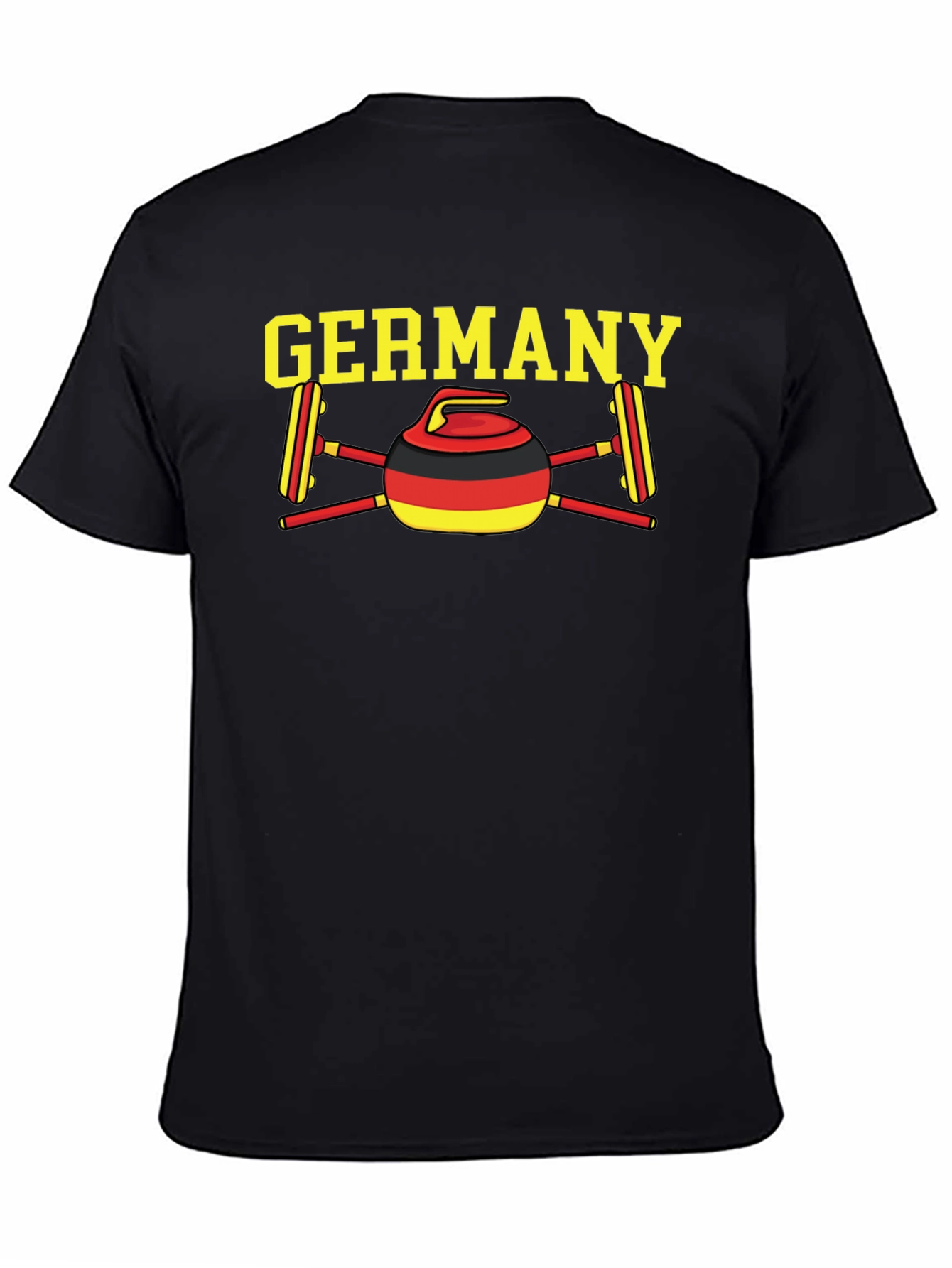 Germany Curling Flag T-Shirt