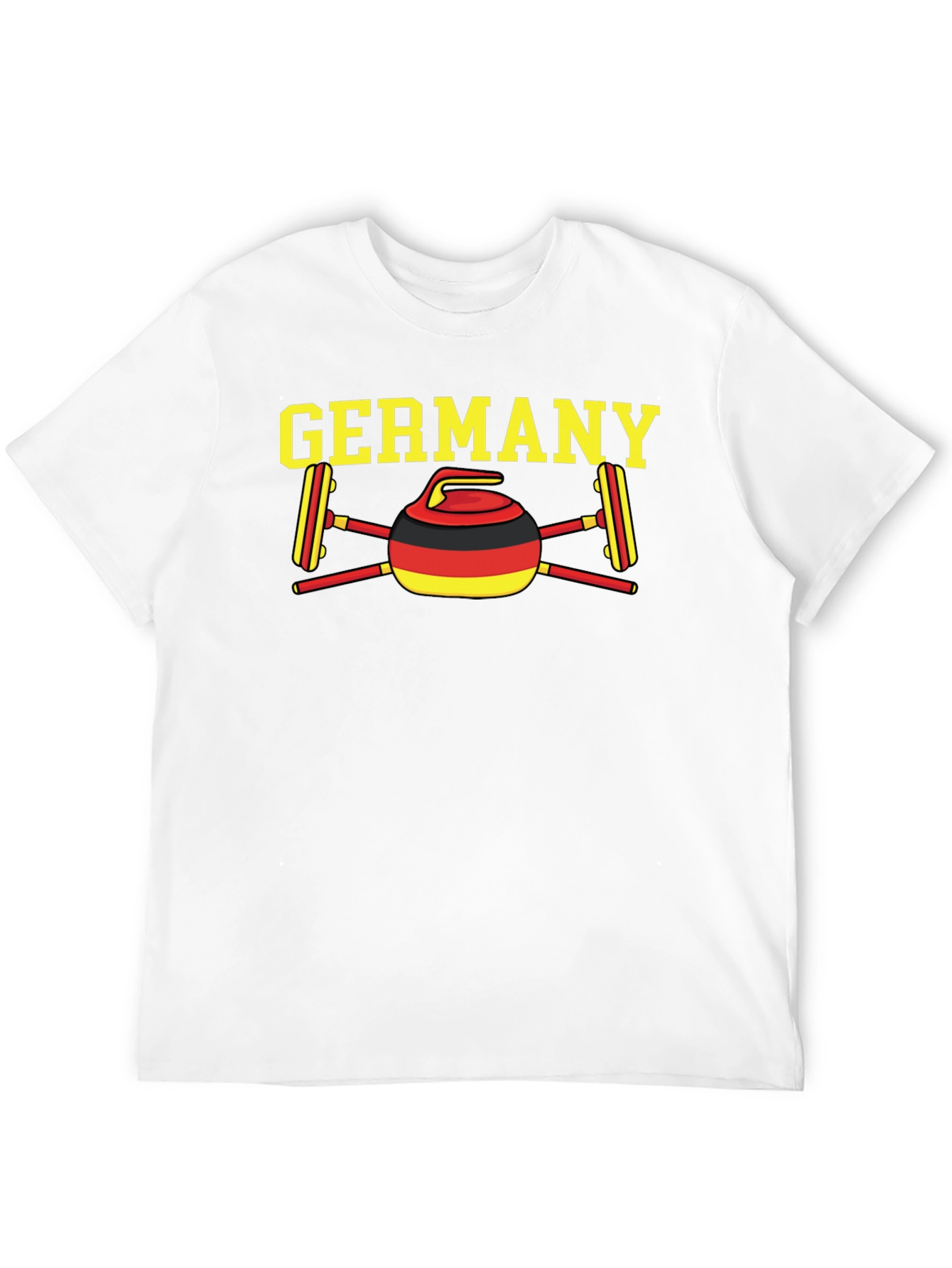 Germany Curling Flag T-Shirt