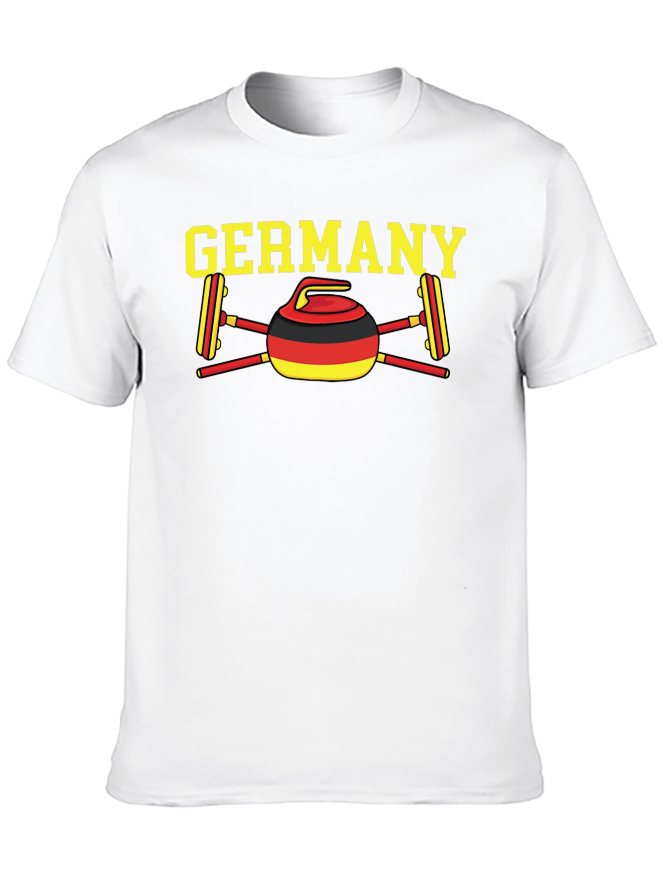 Germany Curling Flag T-Shirt