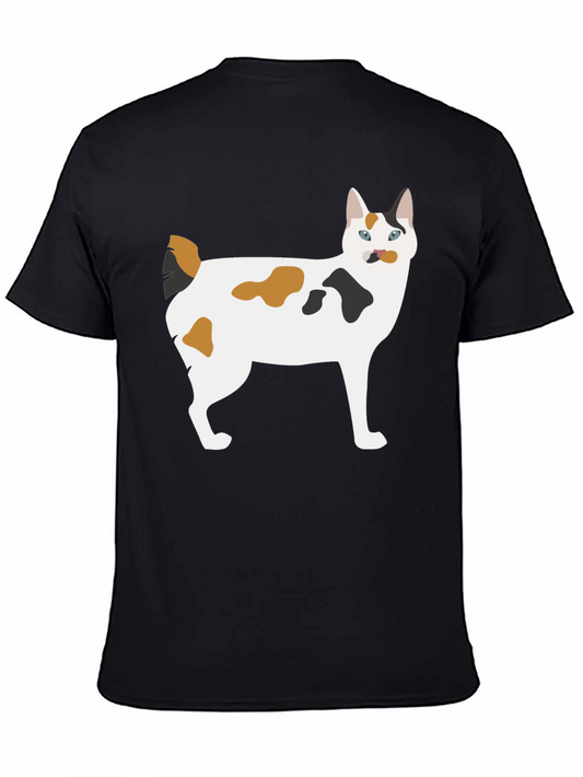 Cool Cat Graphic T-Shirt - Black