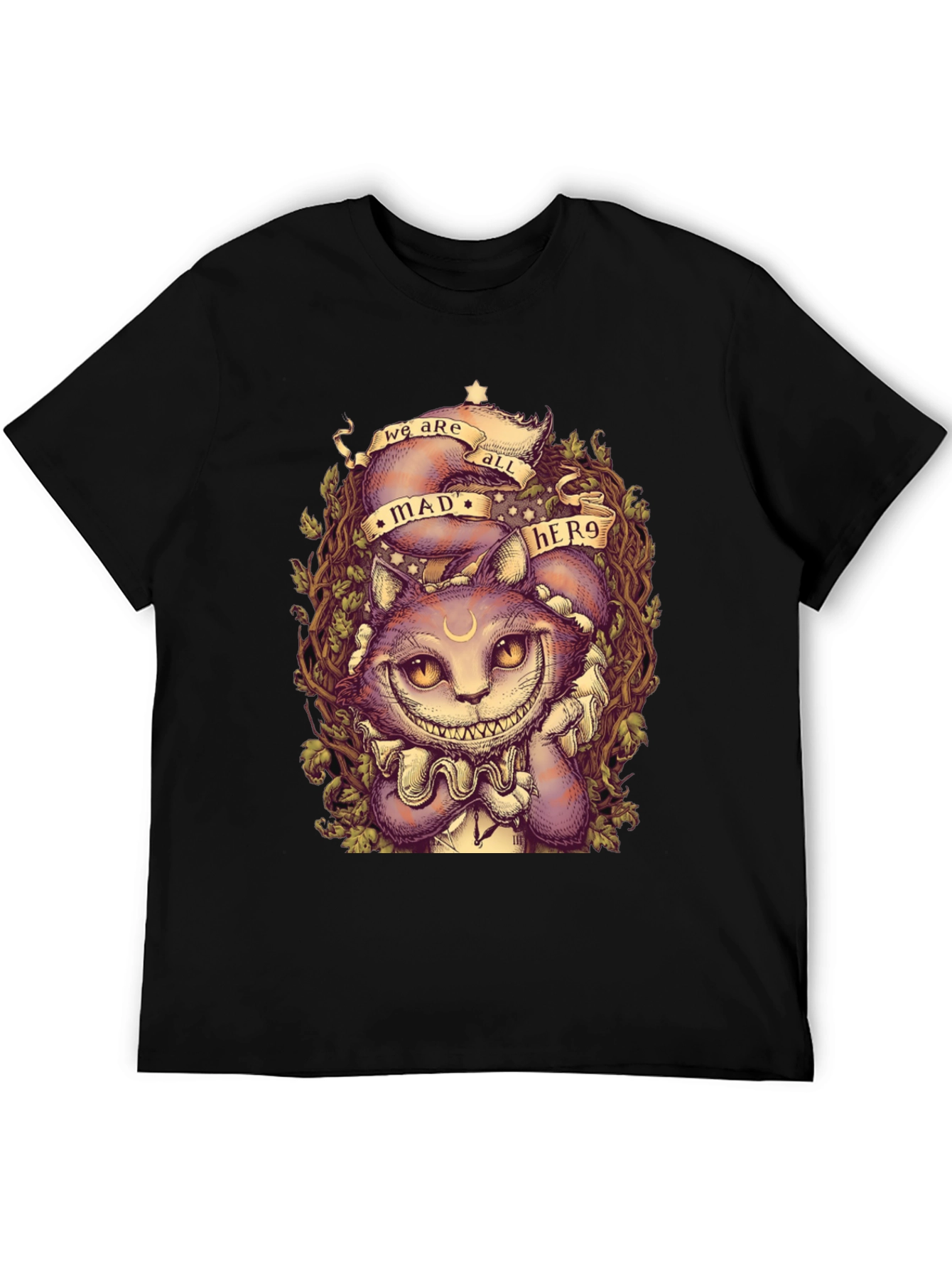 Mad Hero Cat Graphic T-Shirt