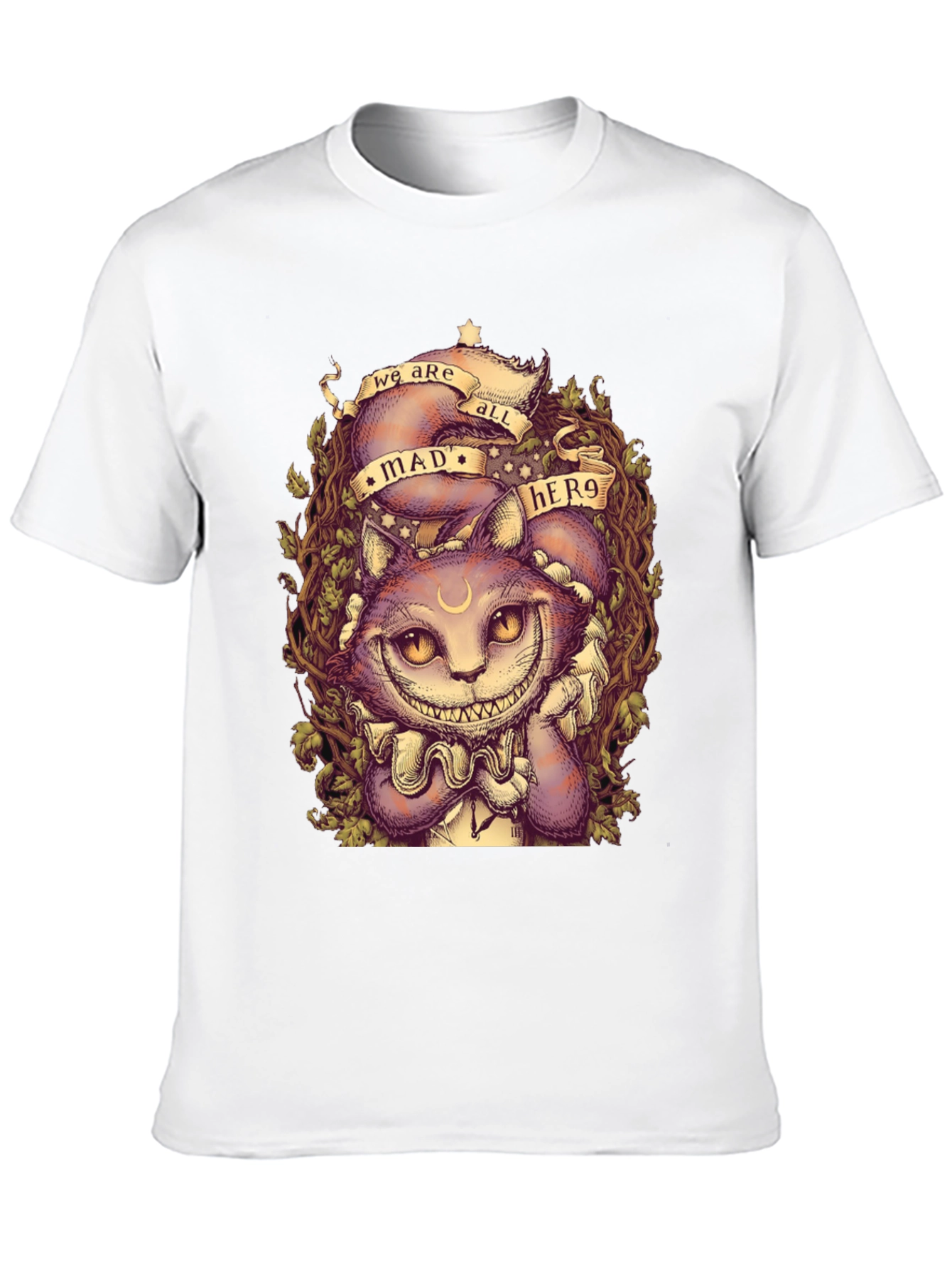Mad Hero Cat Graphic T-Shirt