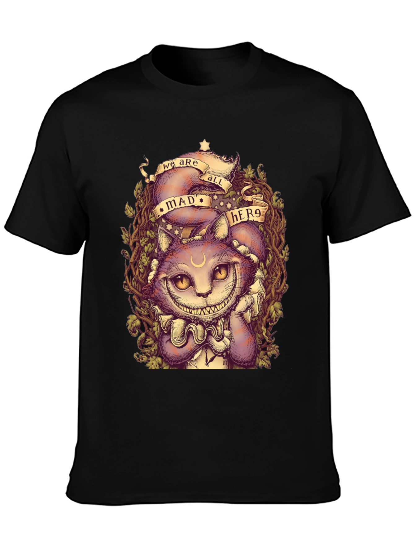 Mad Hero Cat Graphic T-Shirt