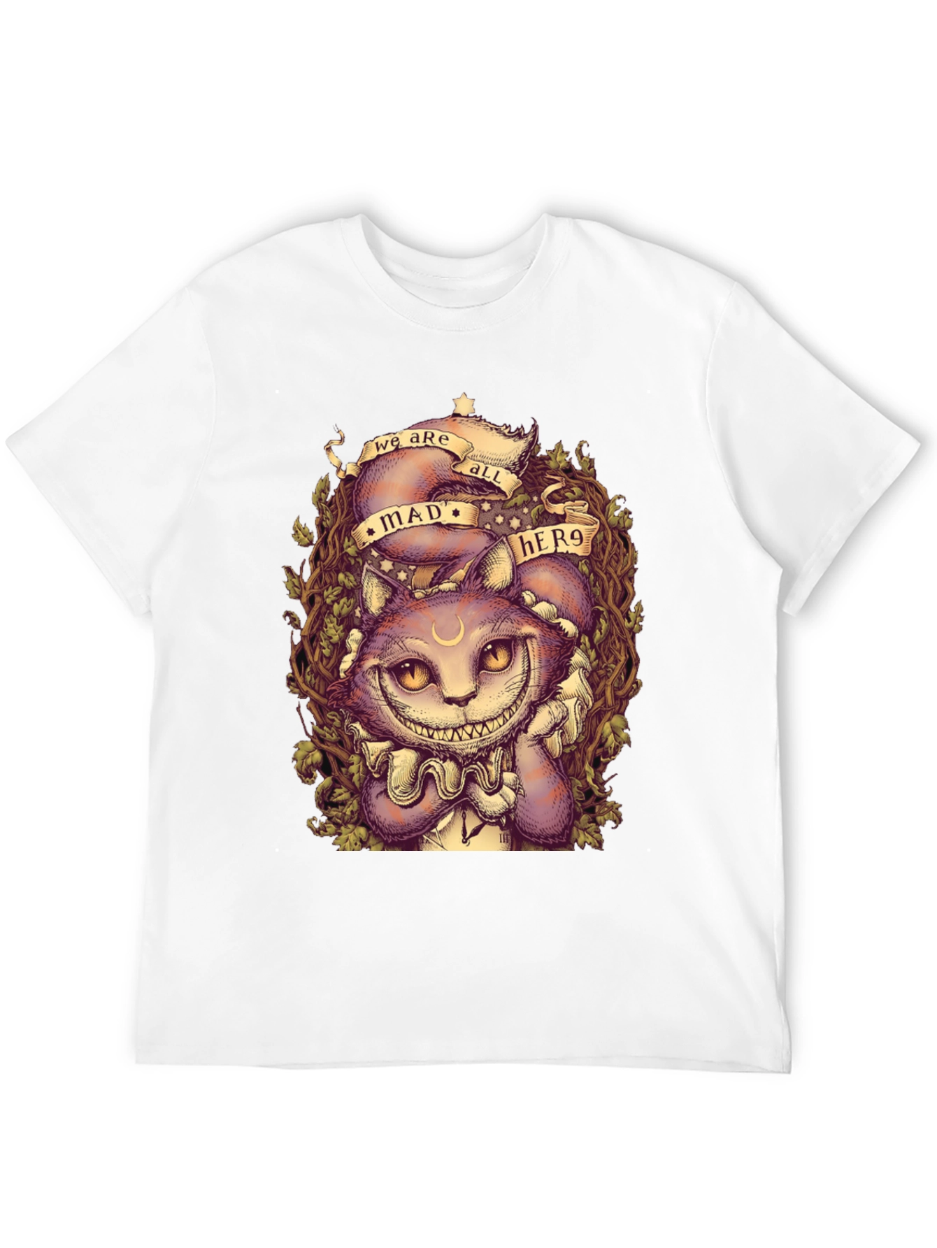 Mad Hero Cat Graphic T-Shirt
