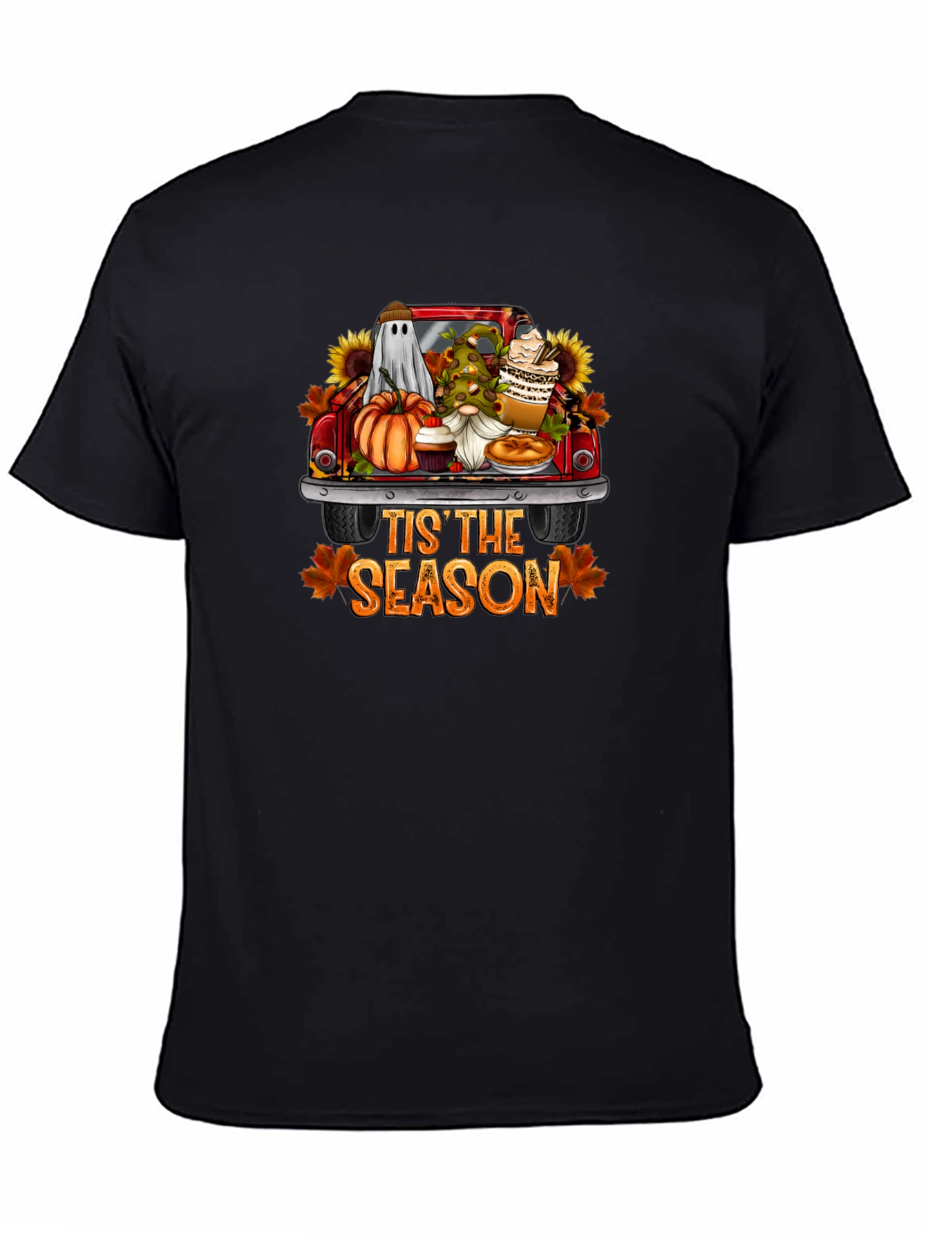 Fall Tis the Season Black T-Shirt