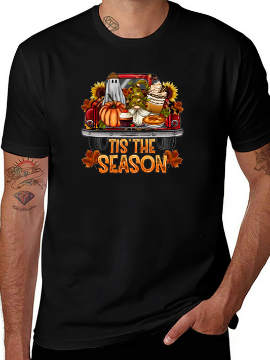 Fall Tis the Season Black T-Shirt