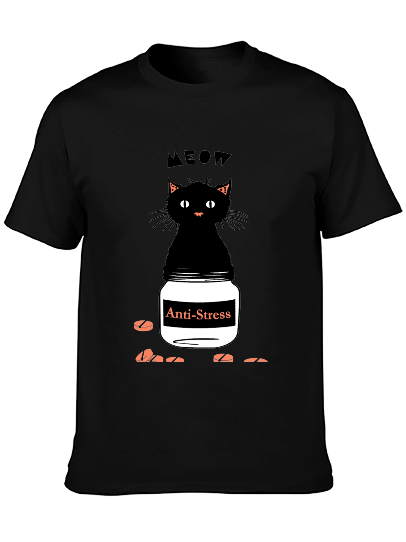 Anti-Stress Cat T-Shirt