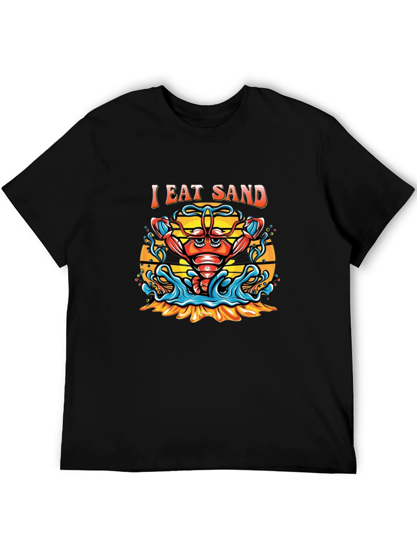 I Eat Sand Lobster Graphic T-Shirt