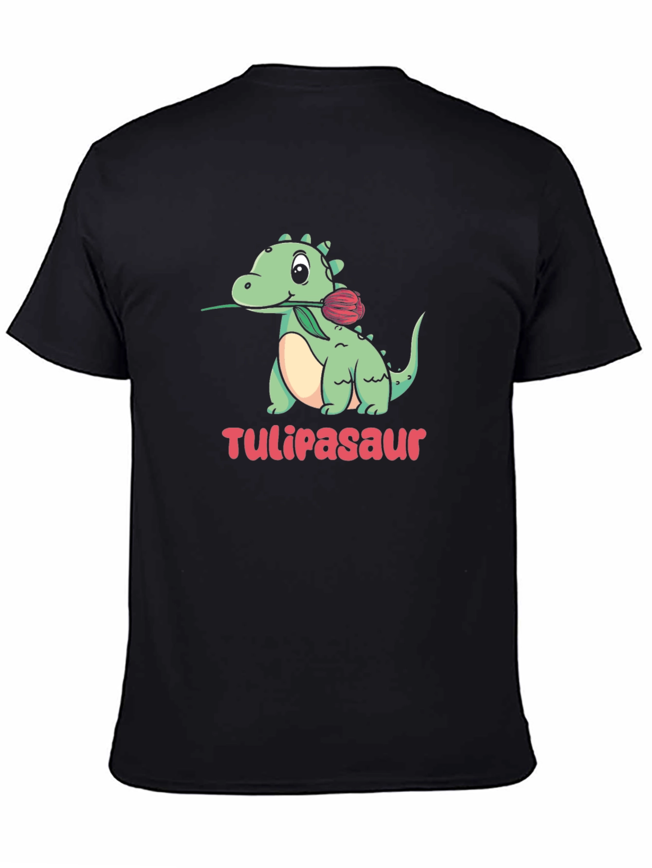 Tulipasaur T-Shirt - Cute Dinosaur with Tulip
