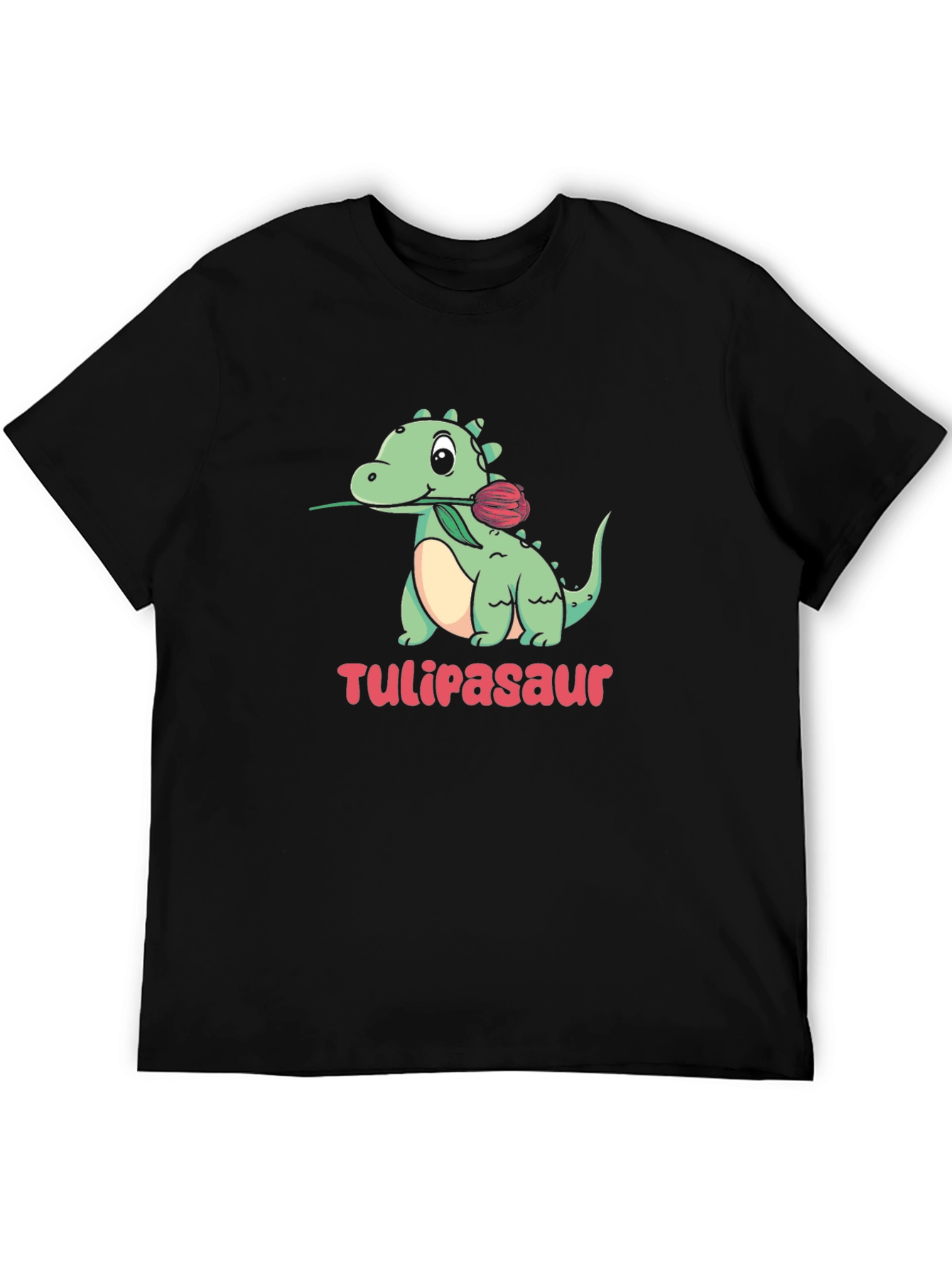 Tulipasaur T-Shirt - Cute Dinosaur with Tulip