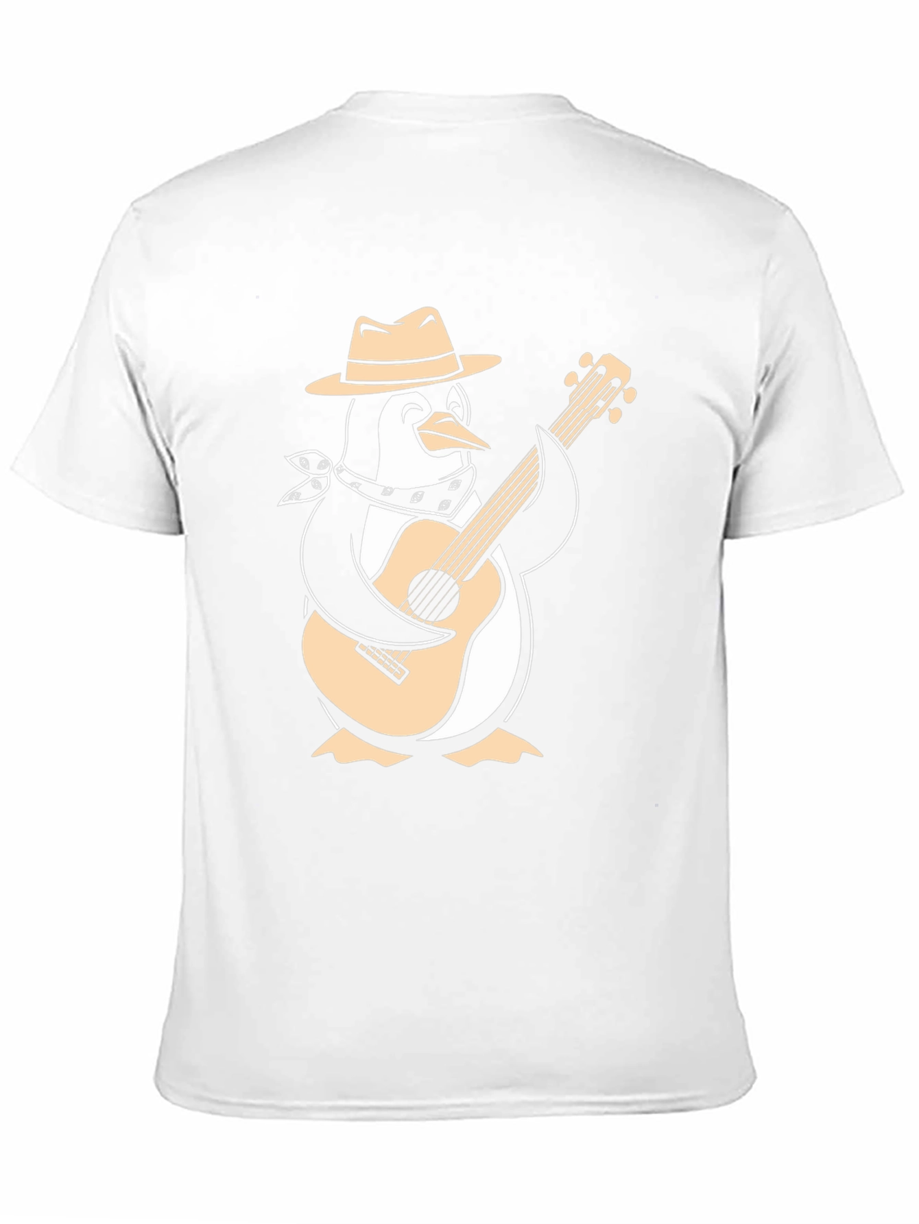 Penguin Guitarist Graphic Tee
