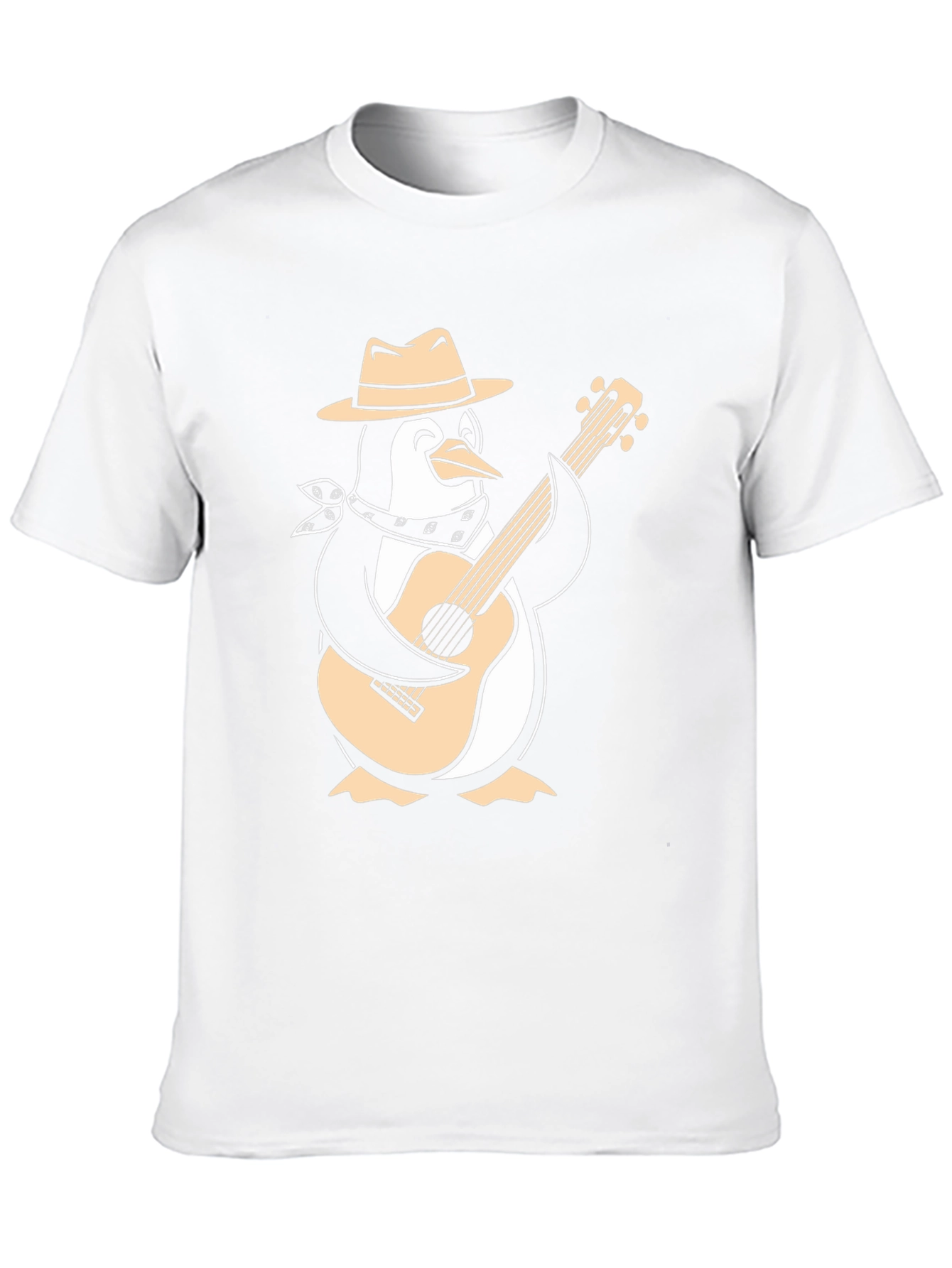 Penguin Guitarist Graphic Tee
