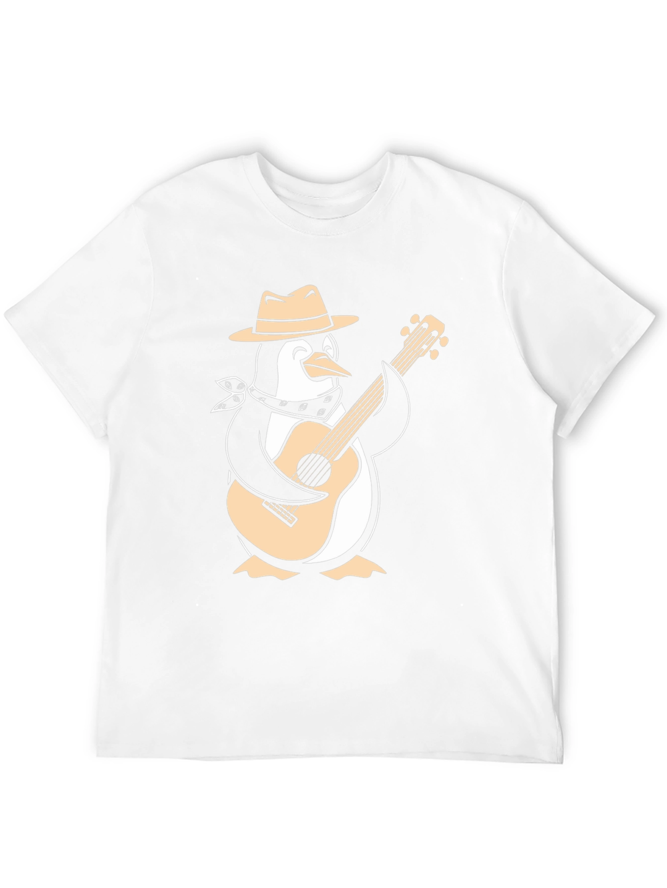 Penguin Guitarist Graphic Tee