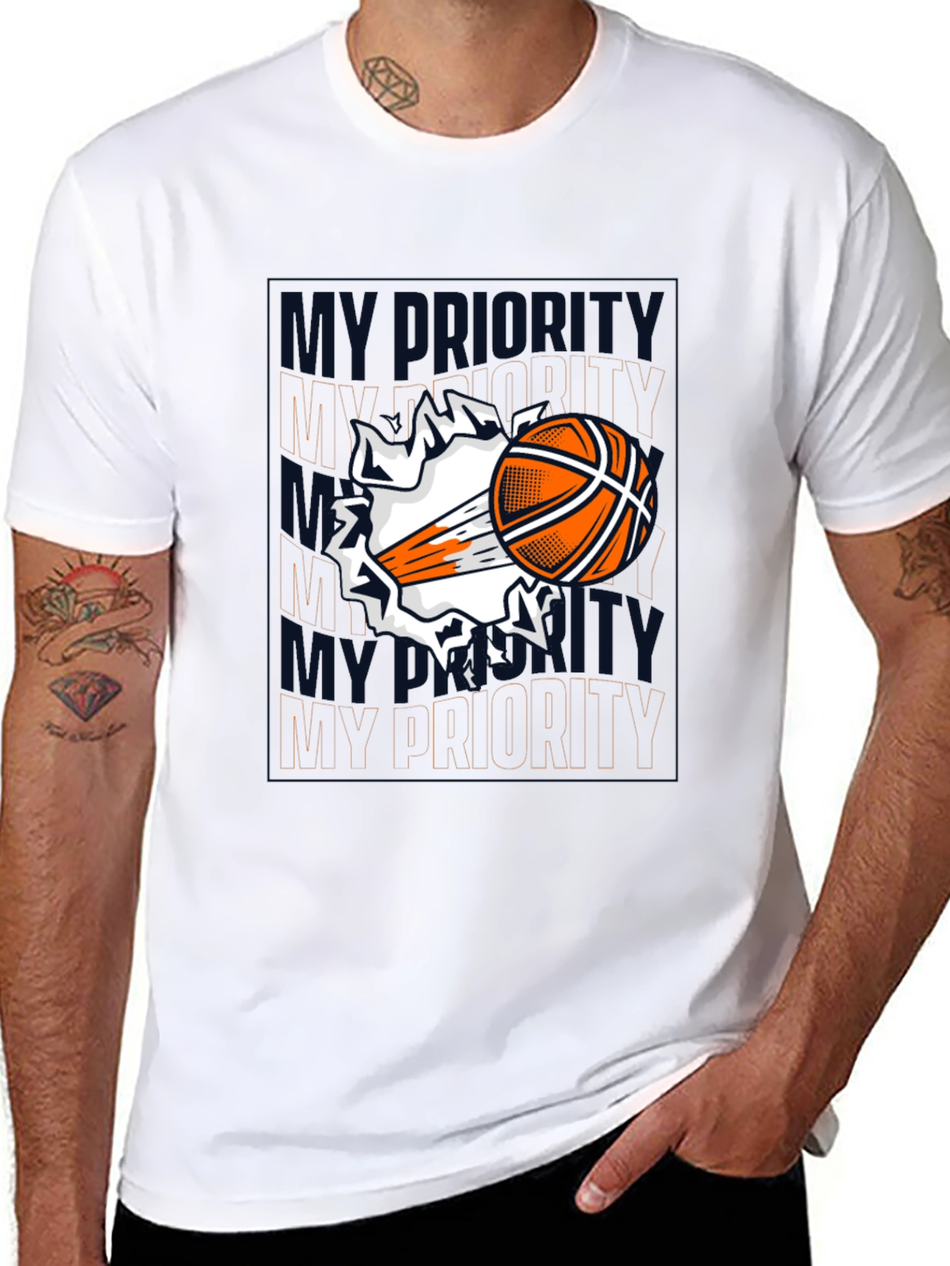 My Priority Basketball Graphic T-Shirt