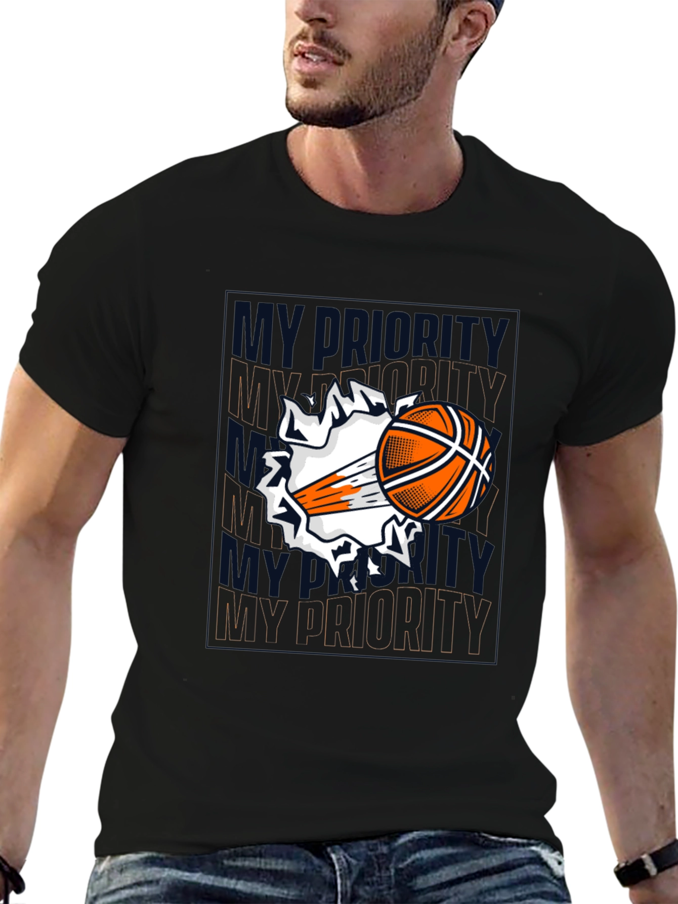 My Priority Basketball Graphic T-Shirt