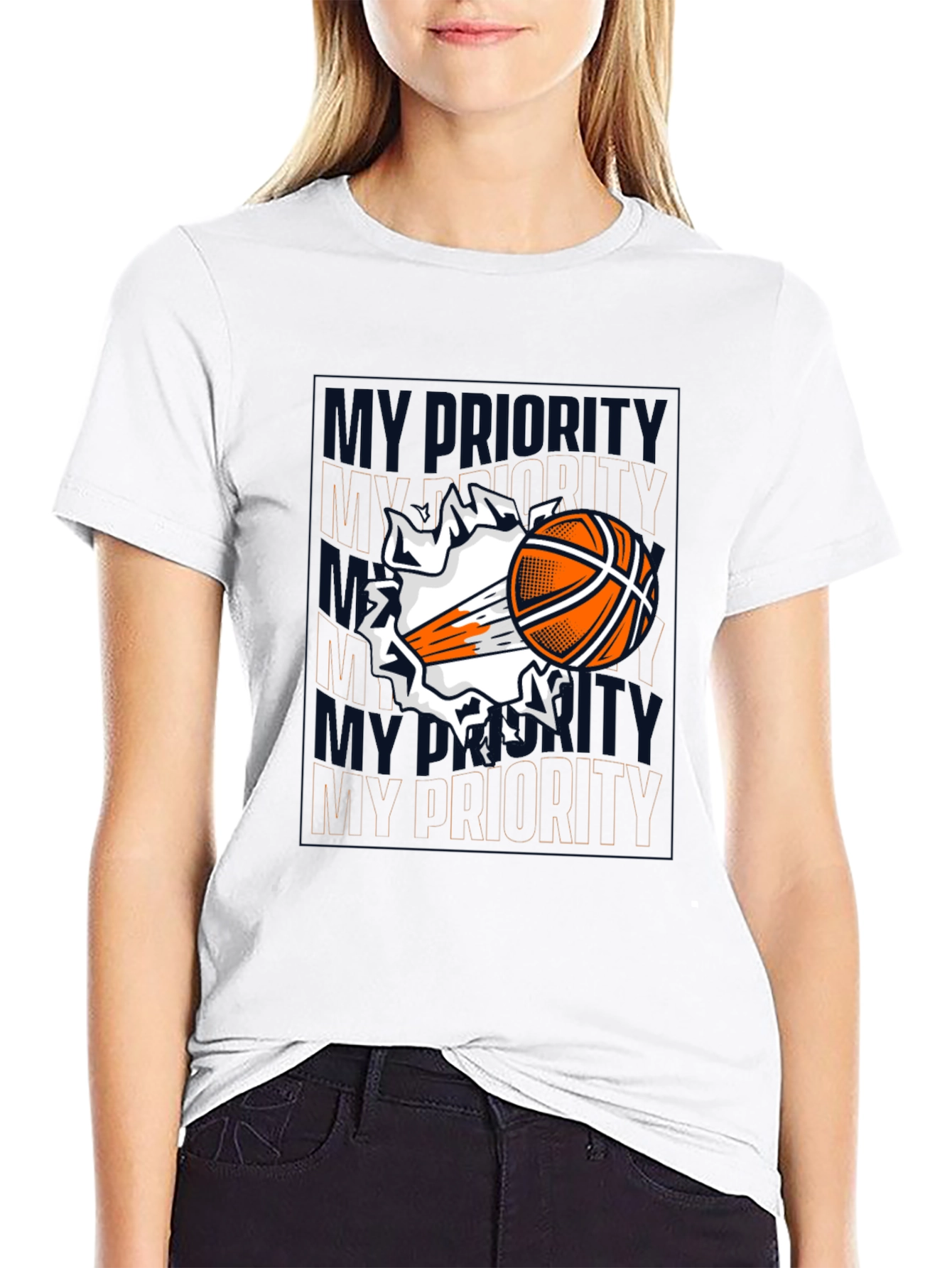My Priority Basketball Graphic T-Shirt