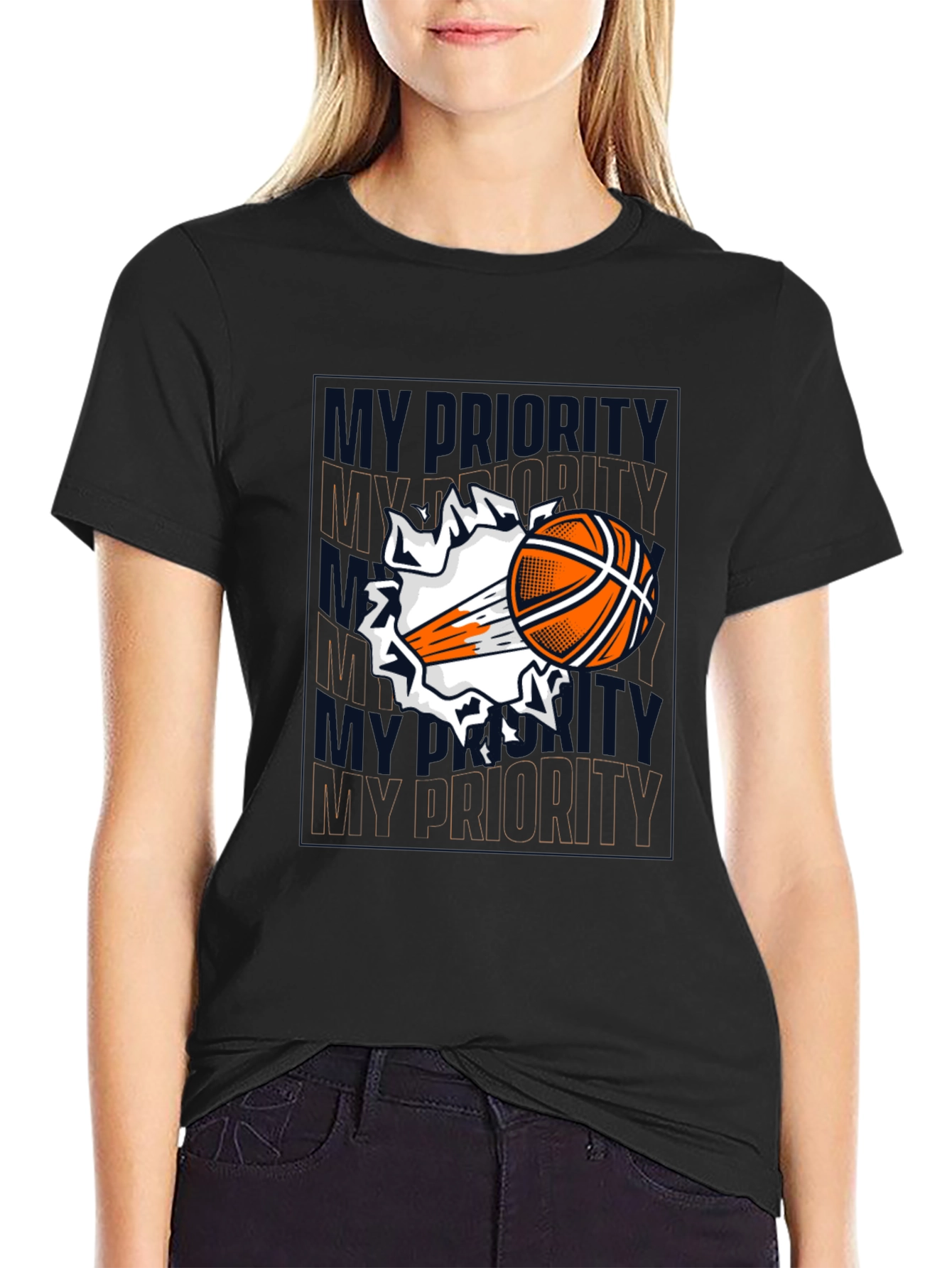 My Priority Basketball Graphic T-Shirt