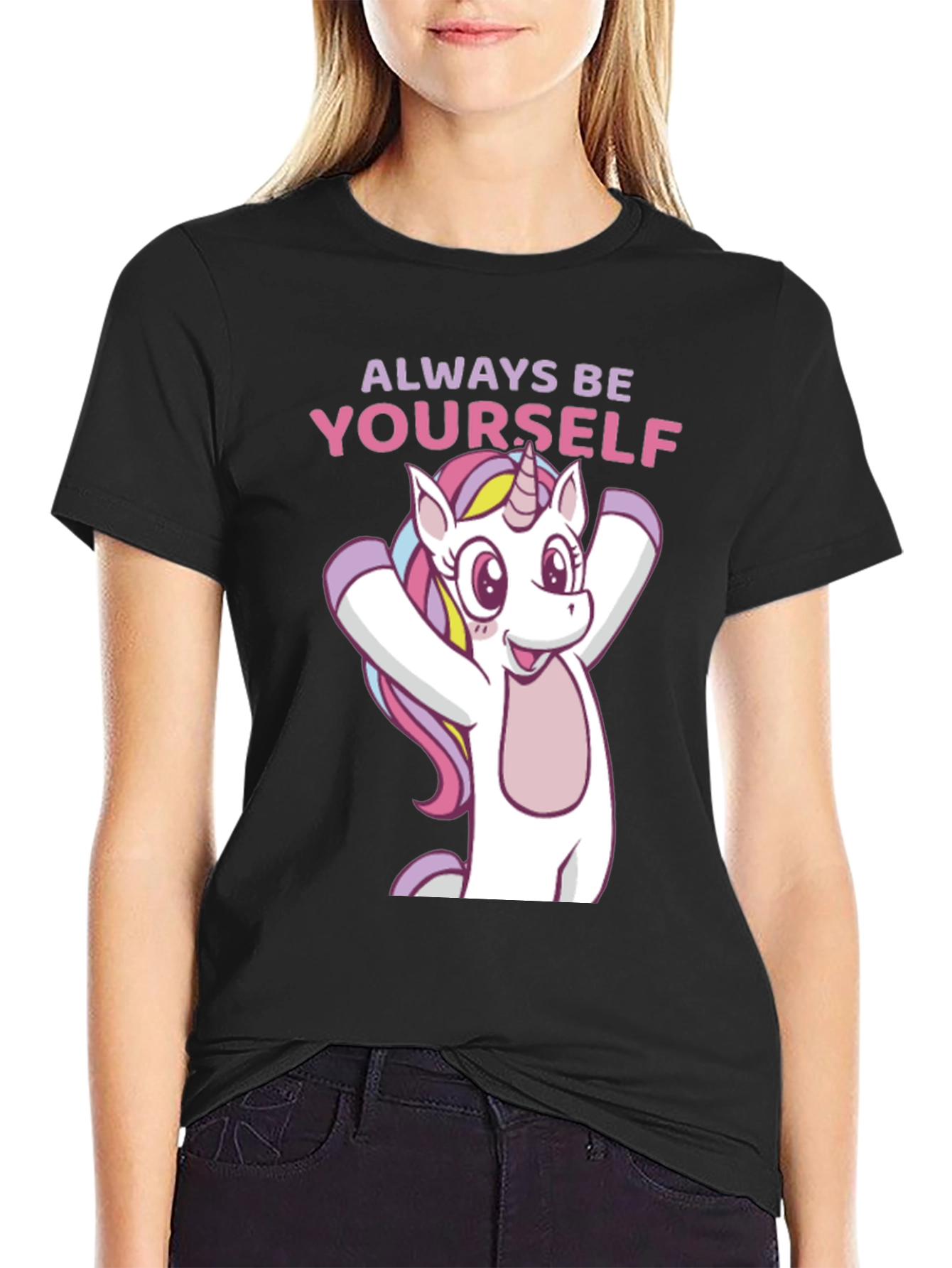 Always Be Yourself Unicorn Graphic T-Shirt