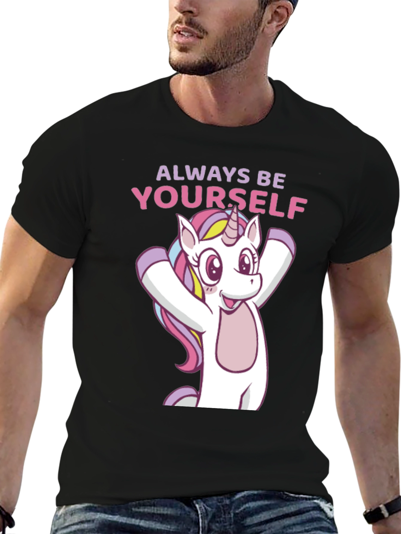 Always Be Yourself Unicorn Graphic T-Shirt