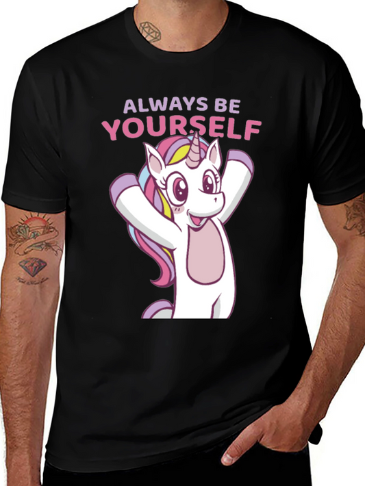 Always Be Yourself Unicorn Graphic T-Shirt