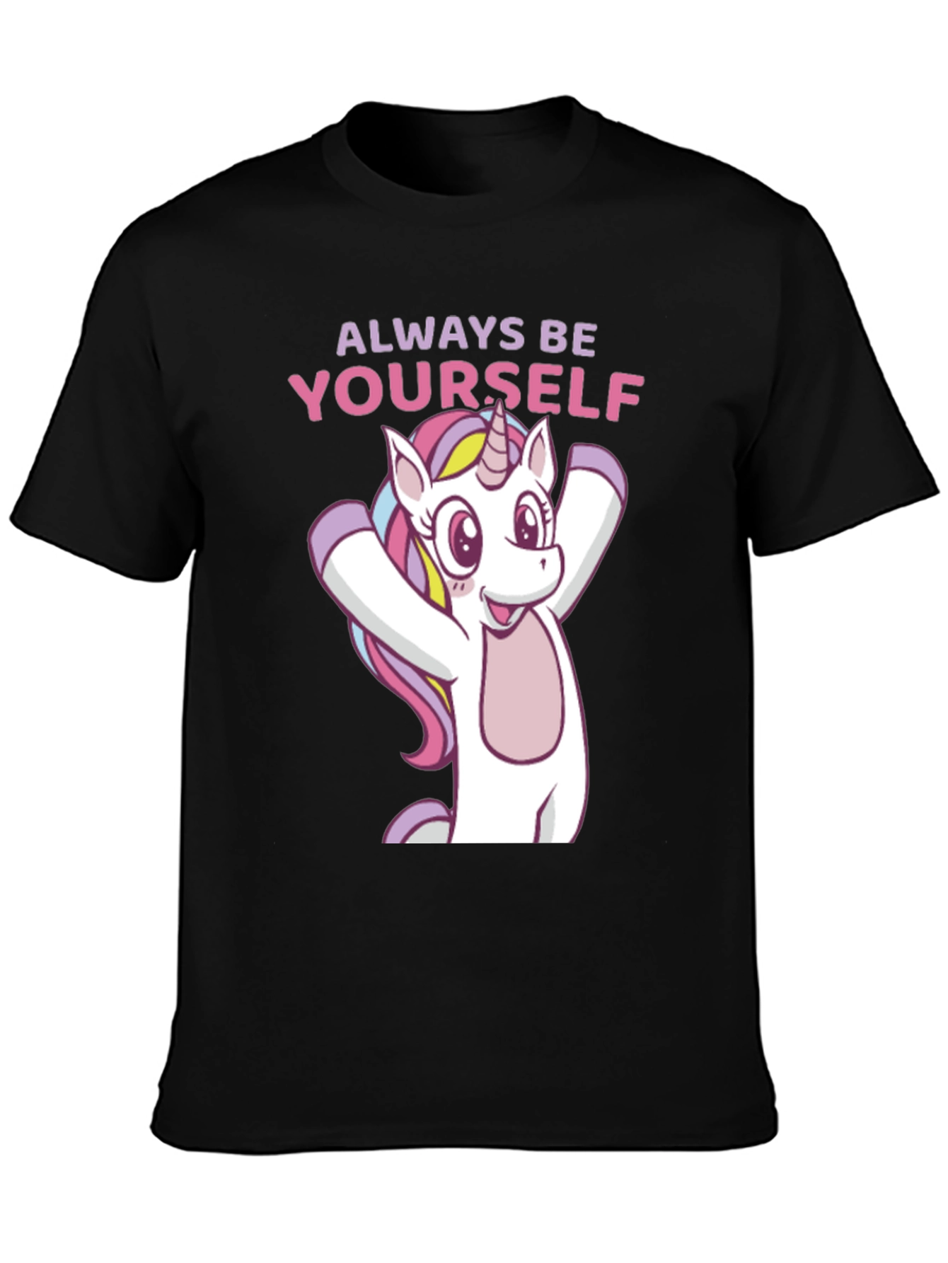 Always Be Yourself Unicorn Graphic T-Shirt