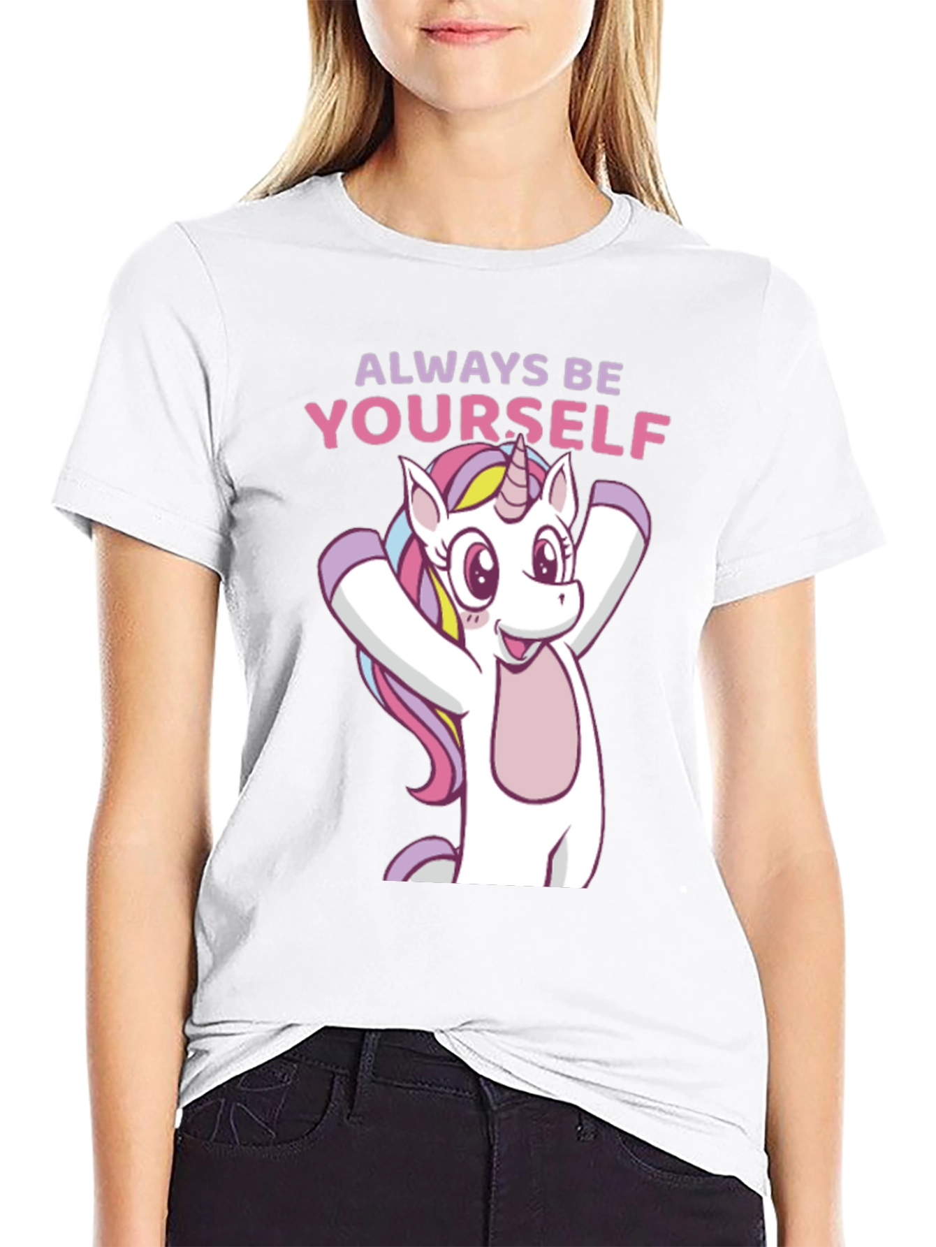 Always Be Yourself Unicorn Graphic T-Shirt
