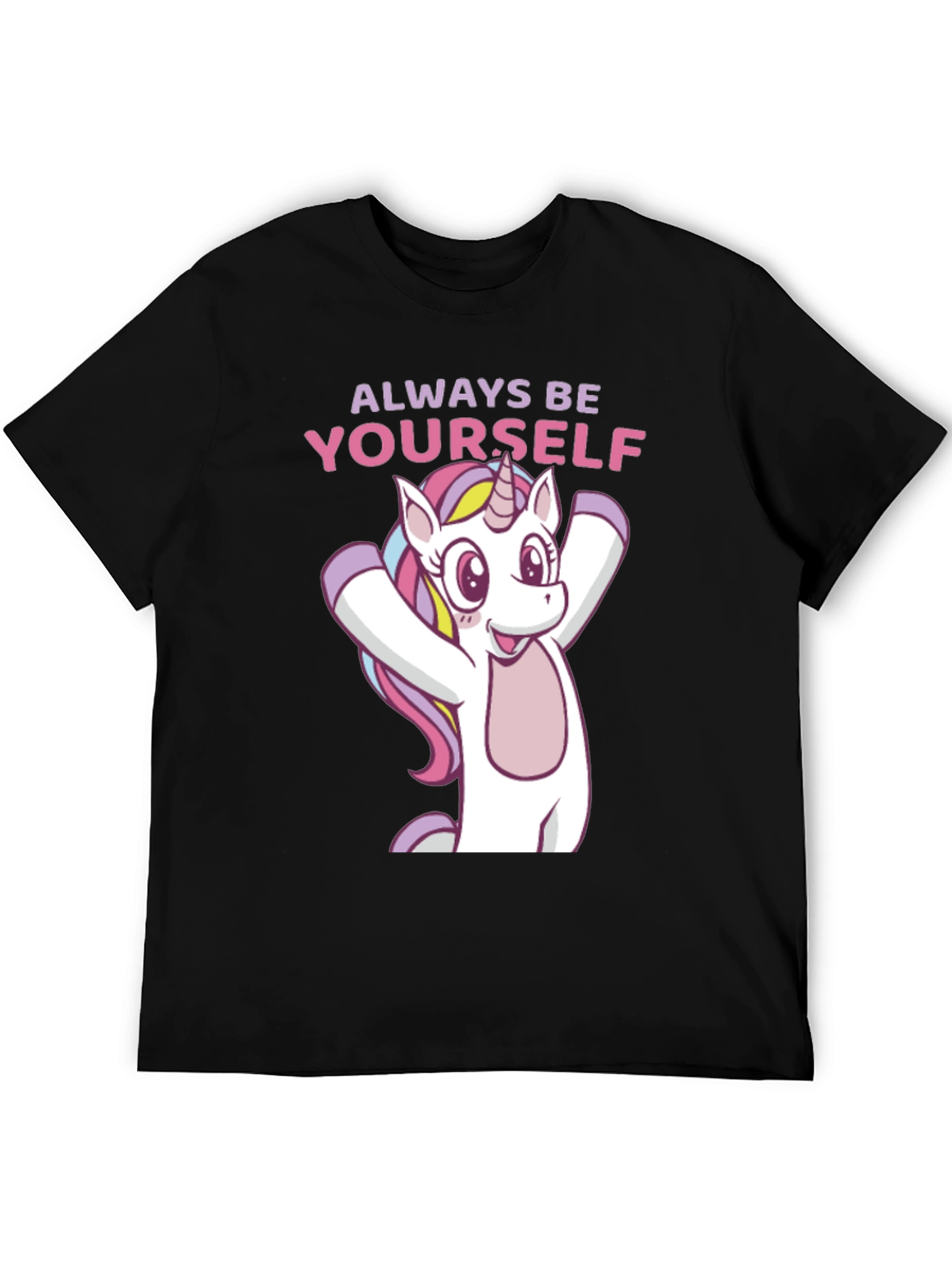 Always Be Yourself Unicorn Graphic T-Shirt