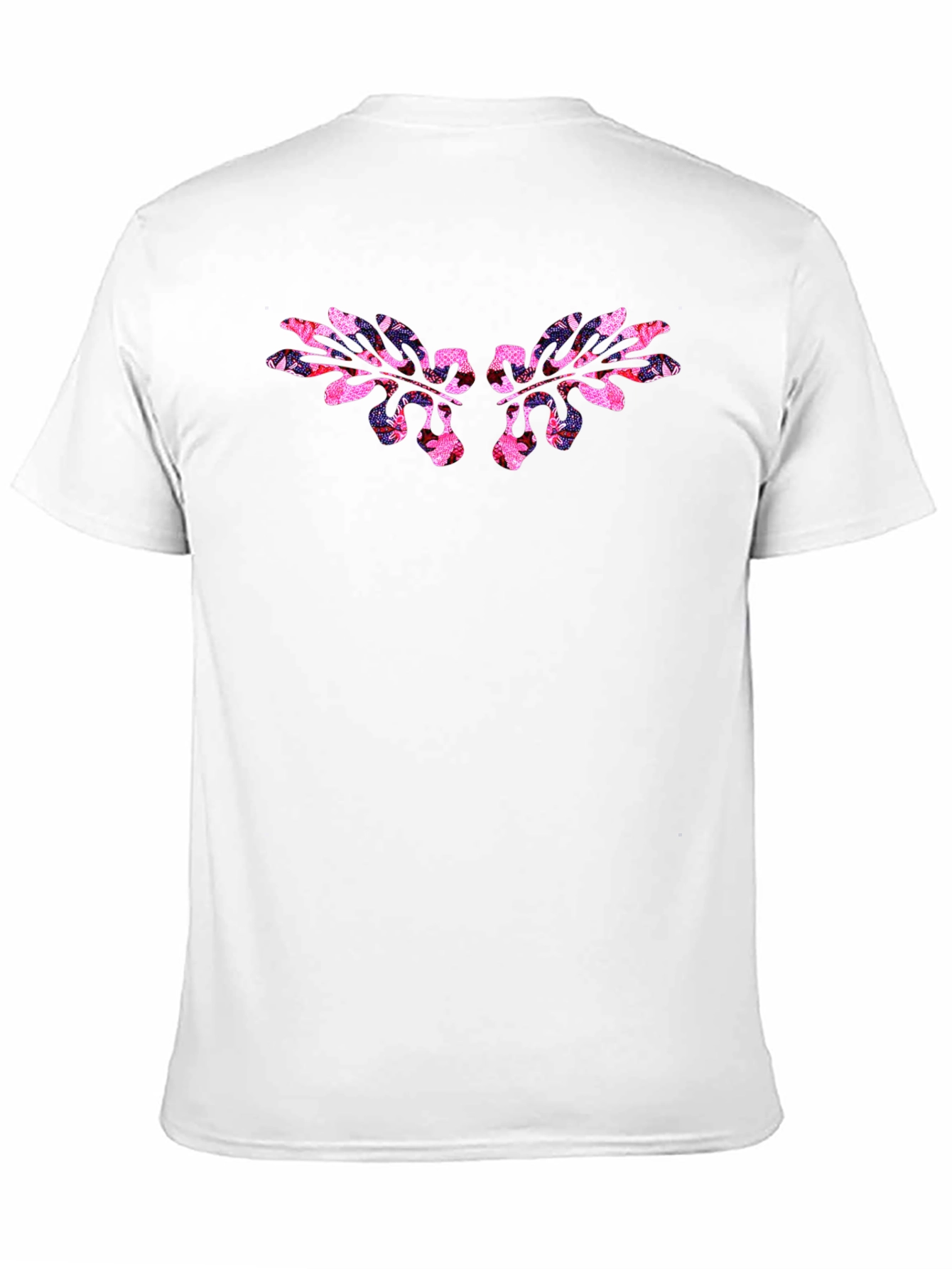 Floral Wing Graphic Black T-Shirt