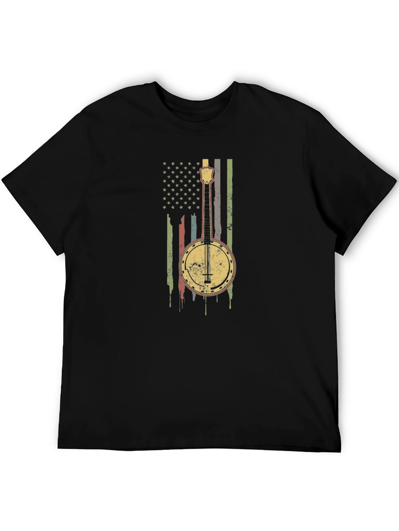 Banjo American Flag Graphic Tee