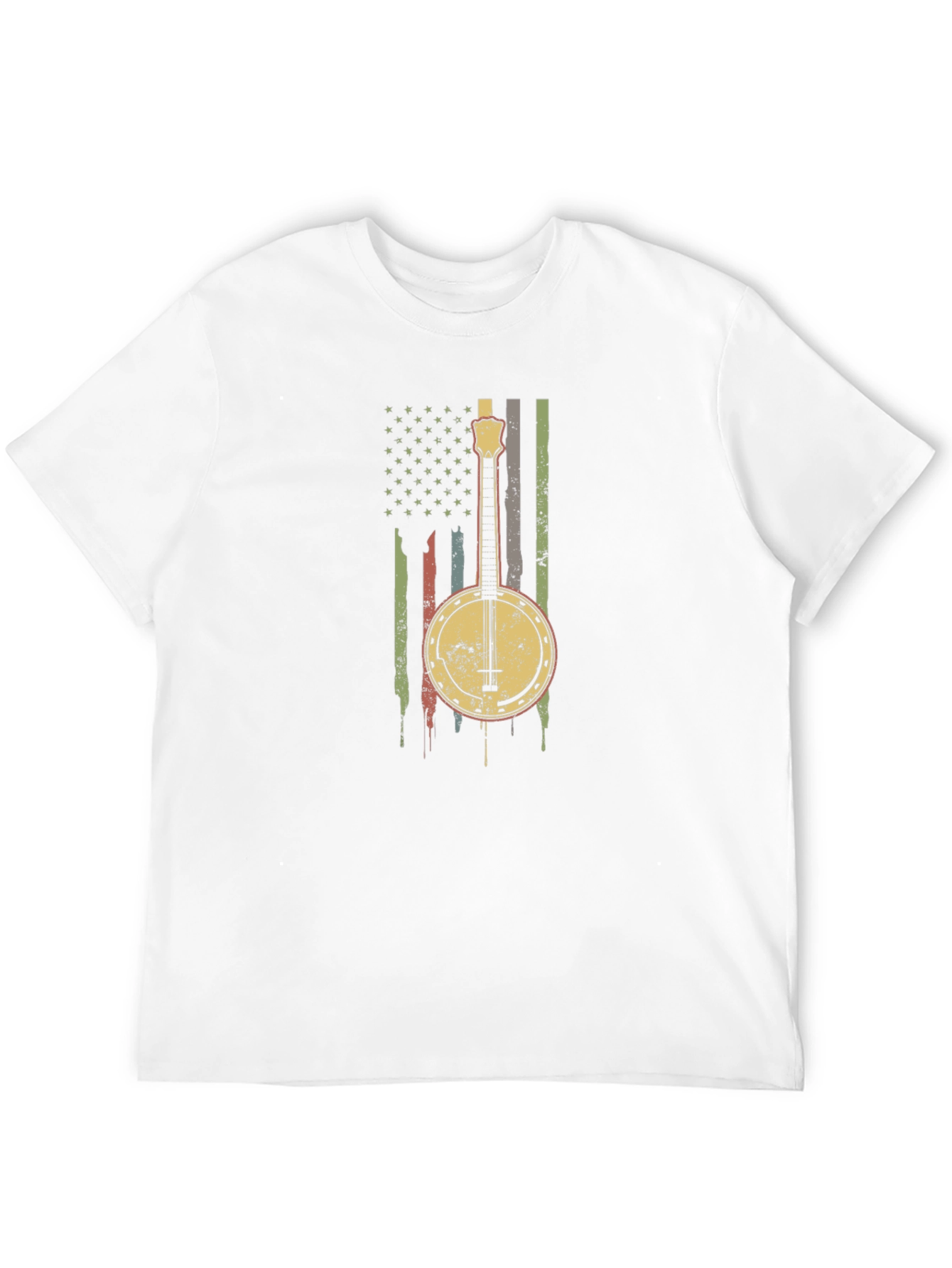 Banjo American Flag Graphic Tee