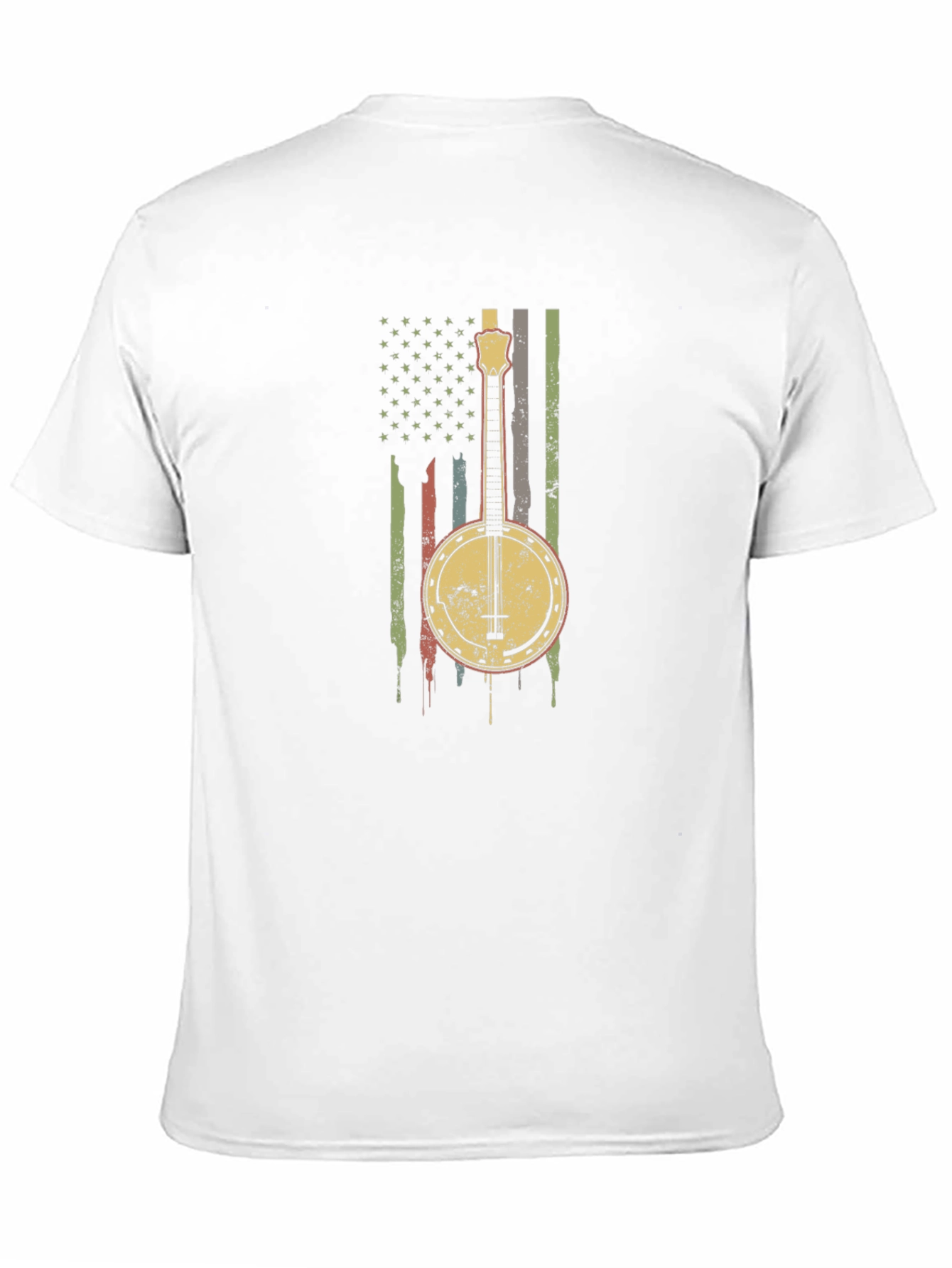 Banjo American Flag Graphic Tee