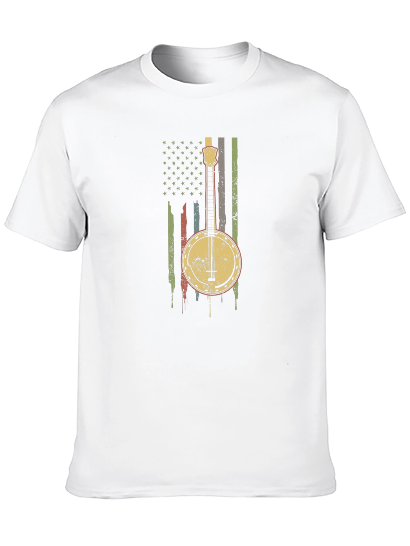 Banjo American Flag Graphic Tee