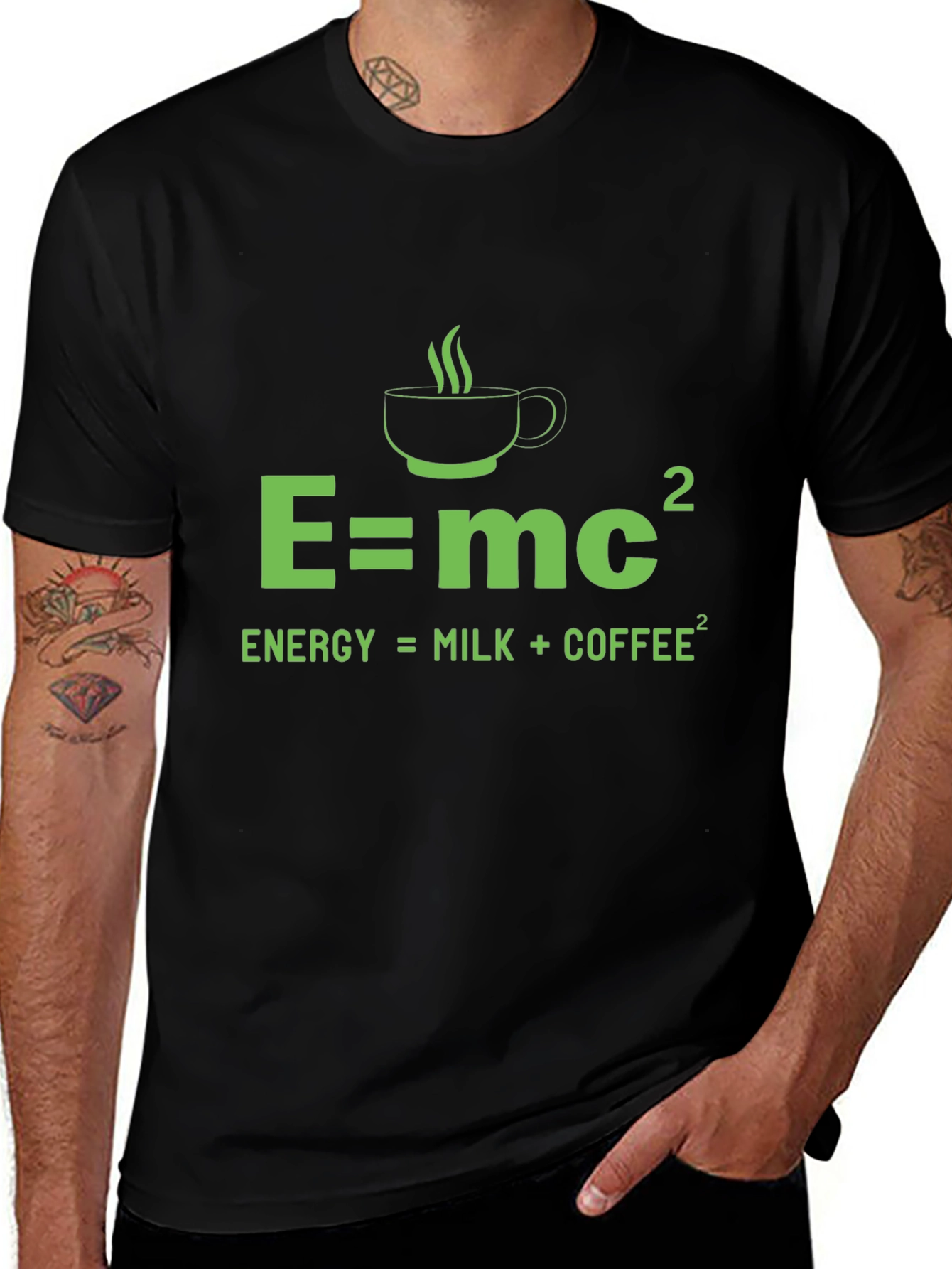Energy = Milk + Coffee² T-Shirt