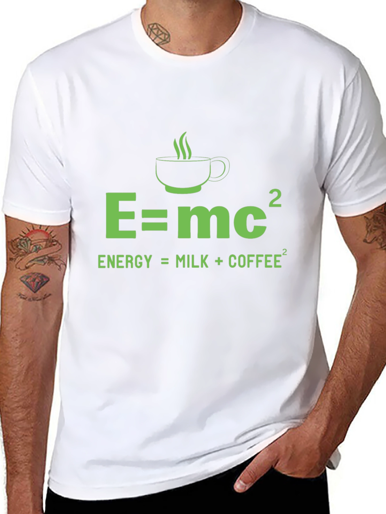 Energy = Milk + Coffee² T-Shirt