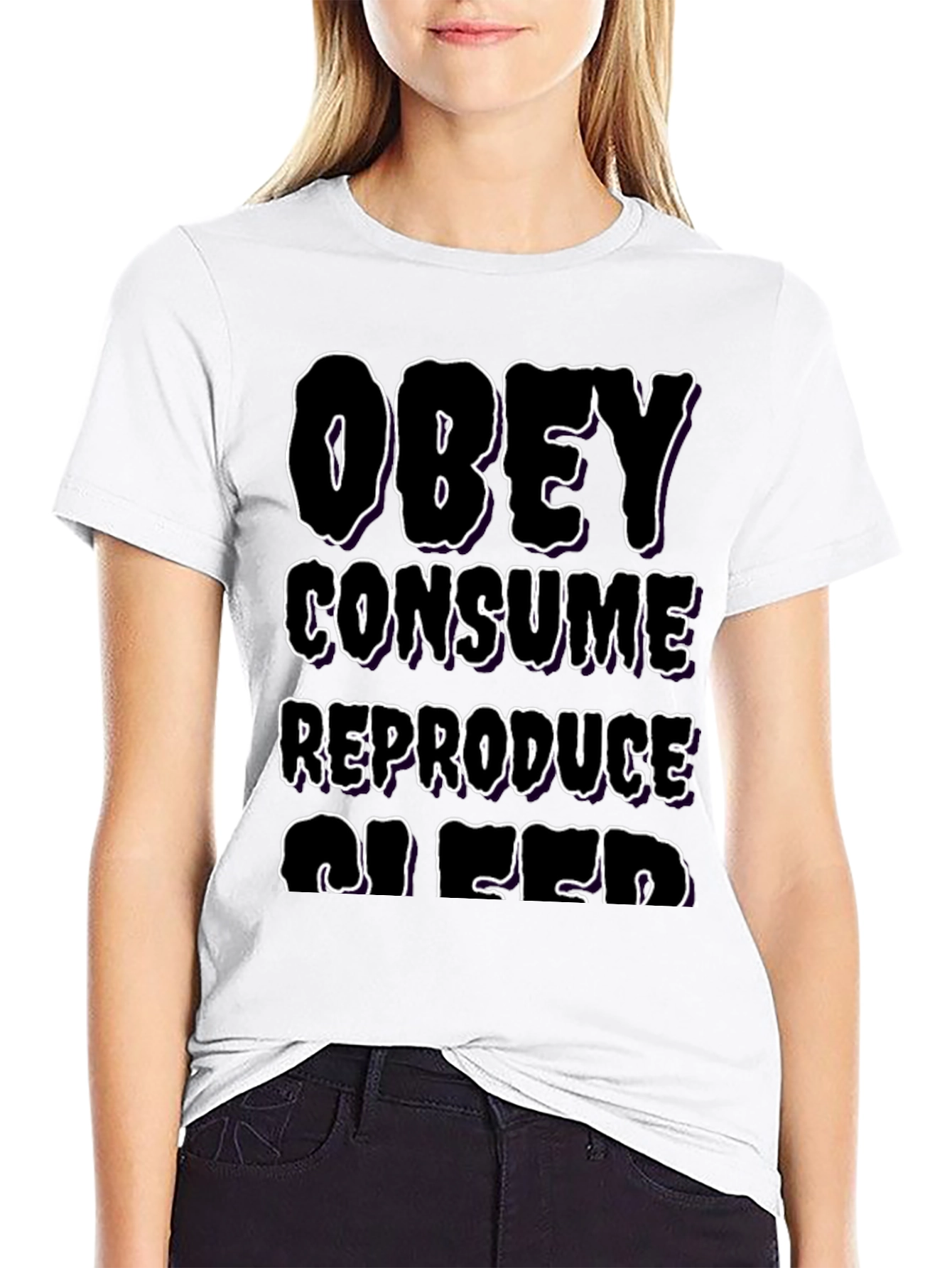 Obey Consume Reproduce Sleep Graphic Tee
