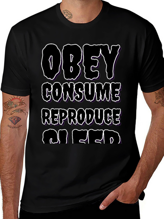 Obey Consume Reproduce Sleep Graphic Tee