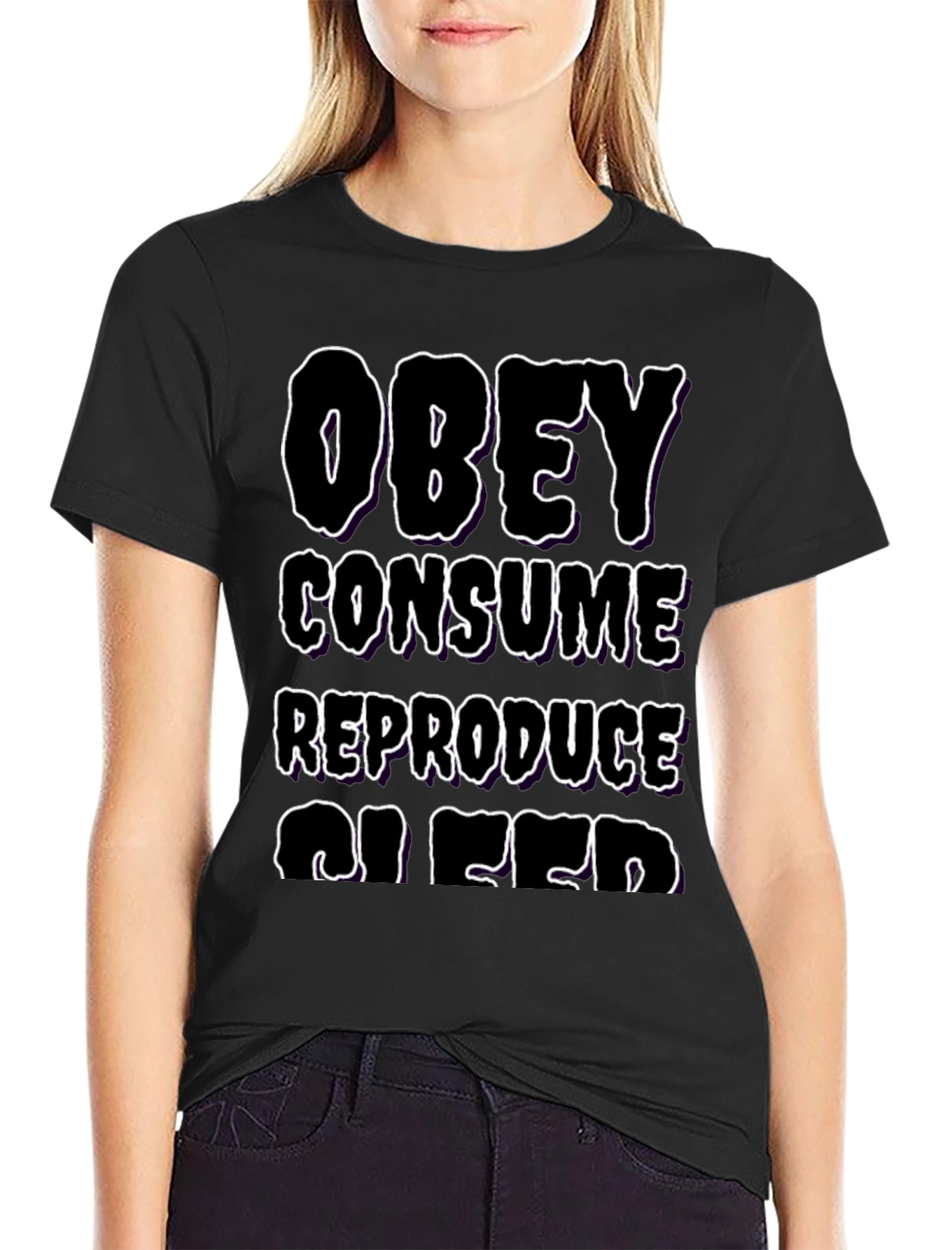 Obey Consume Reproduce Sleep Graphic Tee