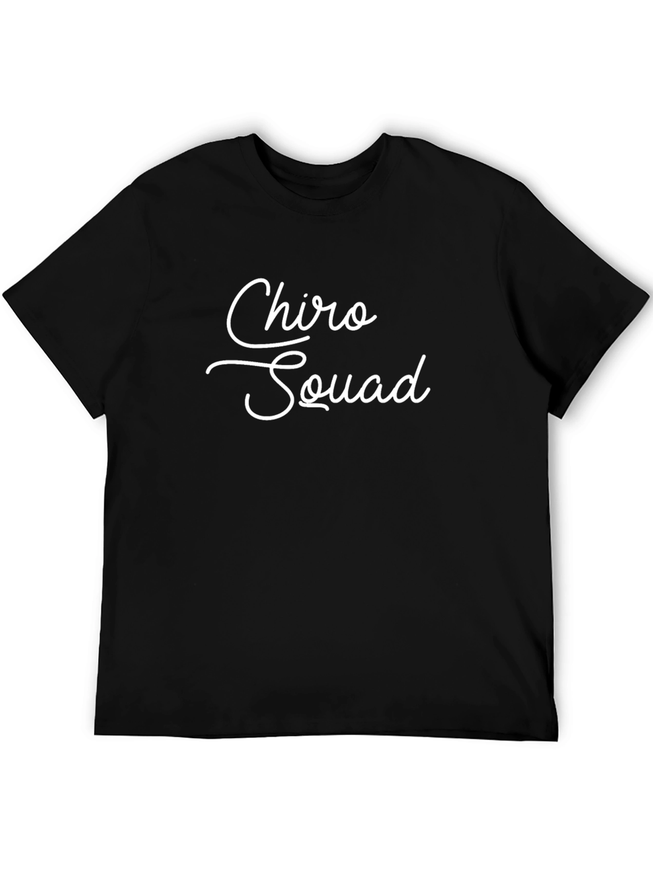 Chiro Squad Graphic T-Shirt - Black Crew Neck Tee
