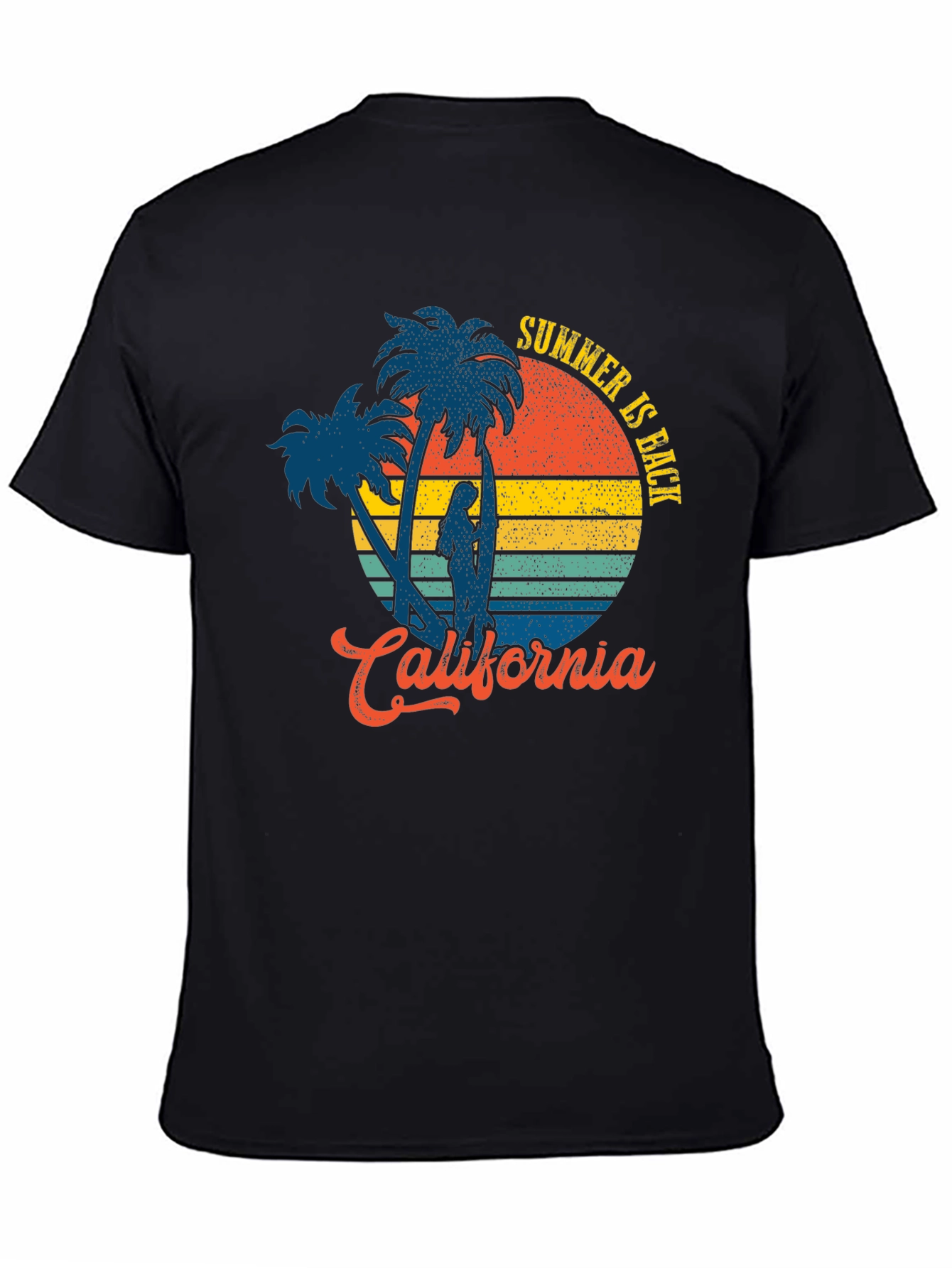 California Summer T-Shirt - Retro Surf Design