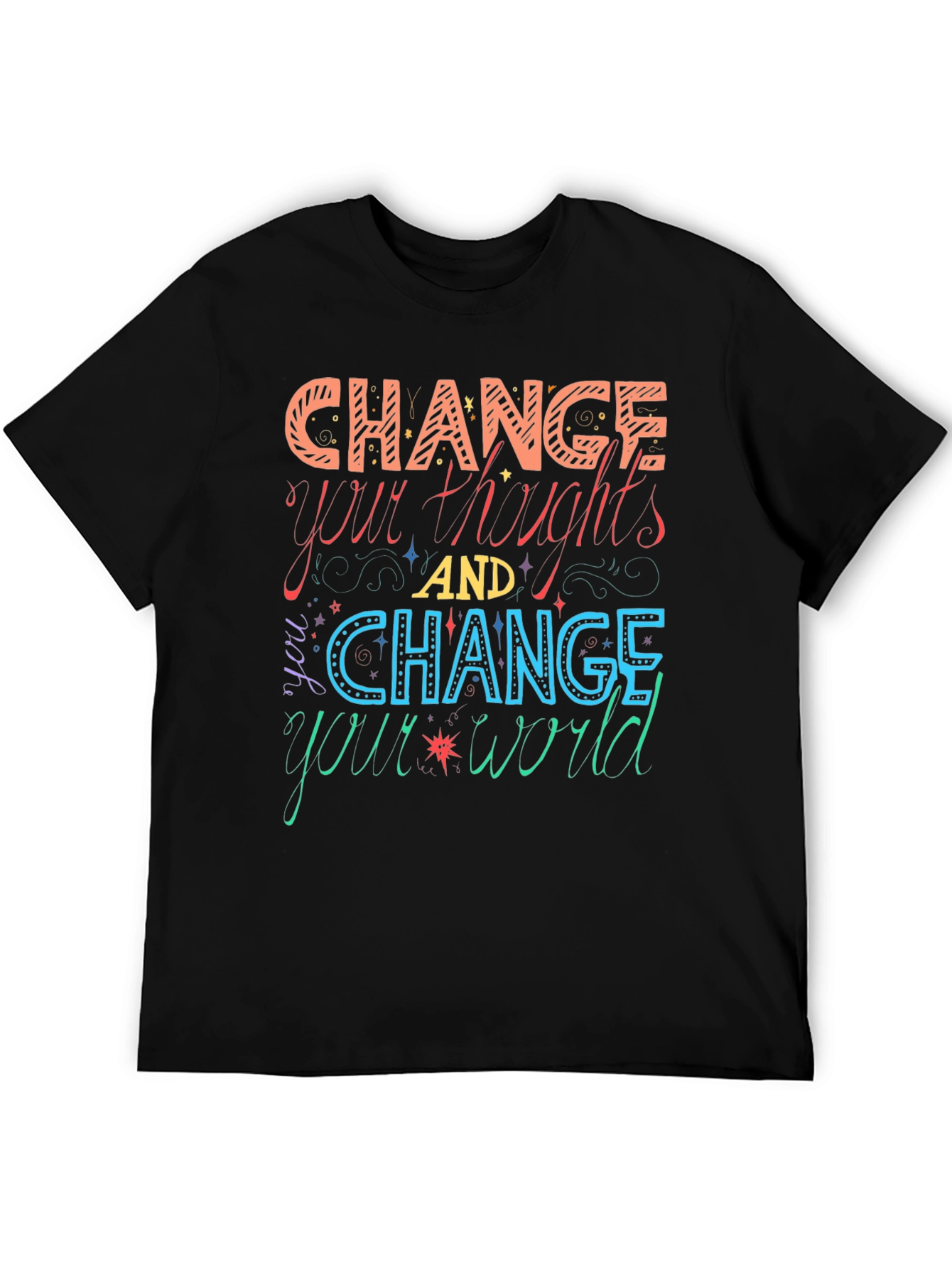 Change Your Thoughts Graphic Tee - Motivational