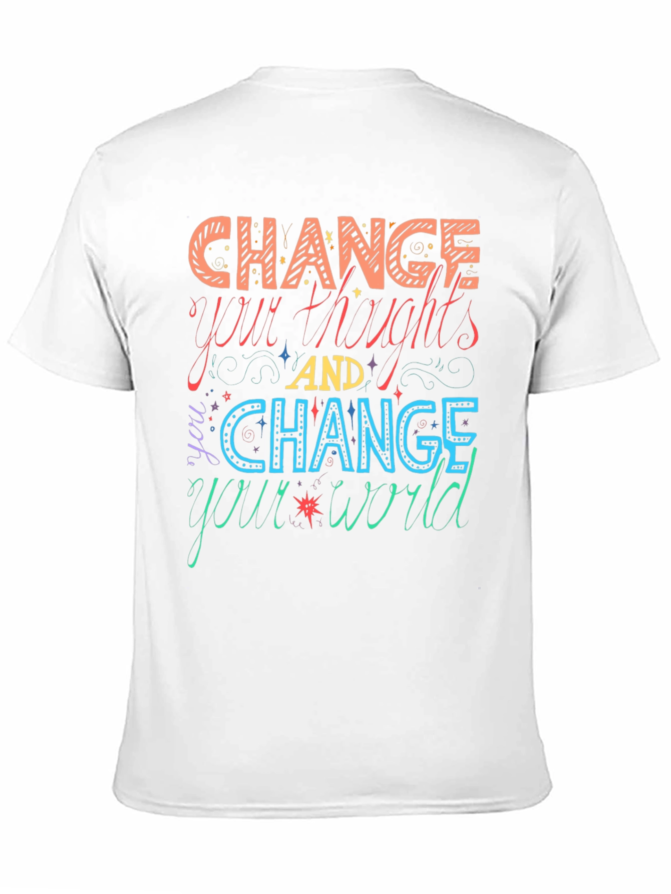 Change Your Thoughts Graphic Tee - Motivational