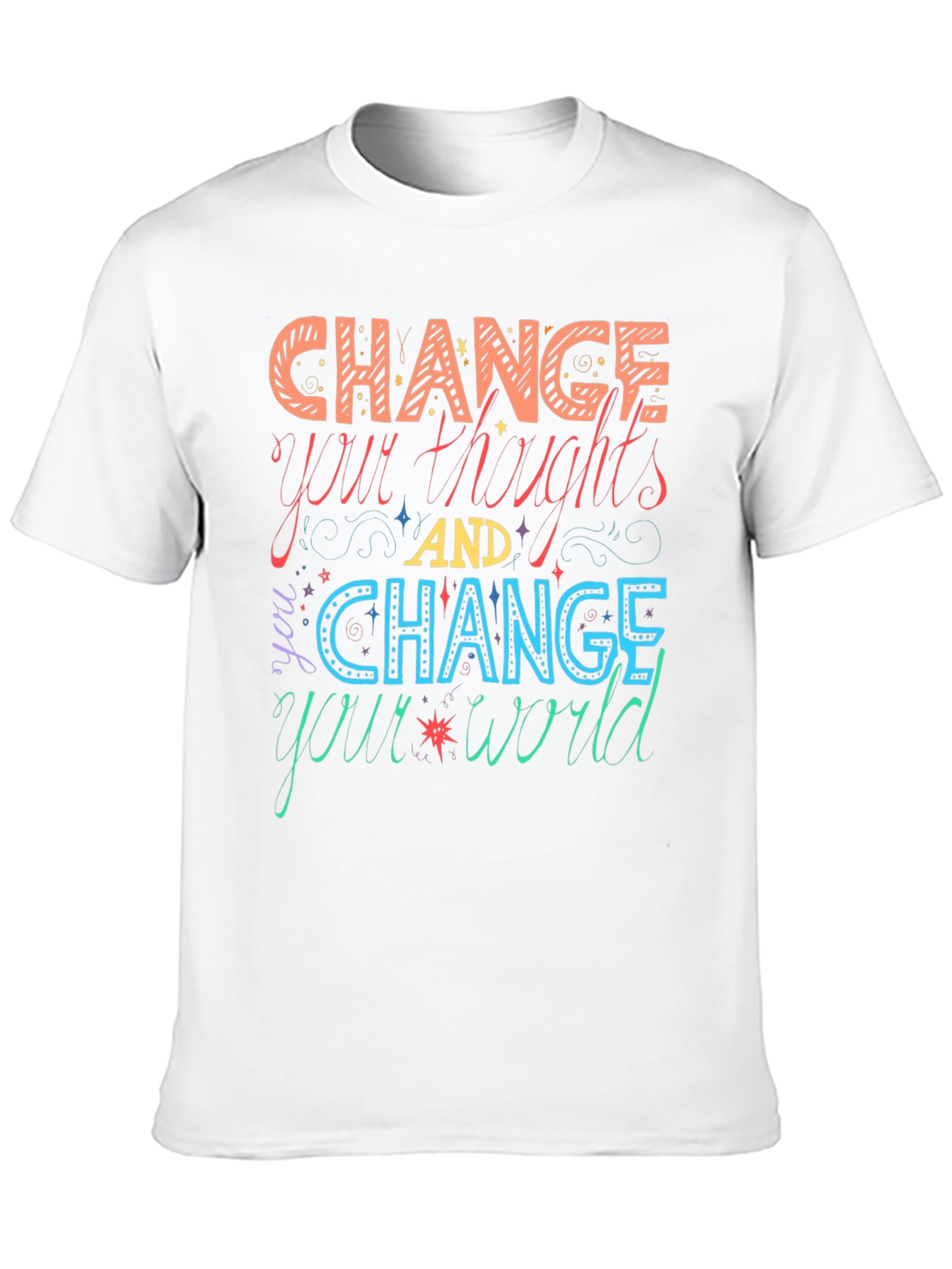 Change Your Thoughts Graphic Tee - Motivational