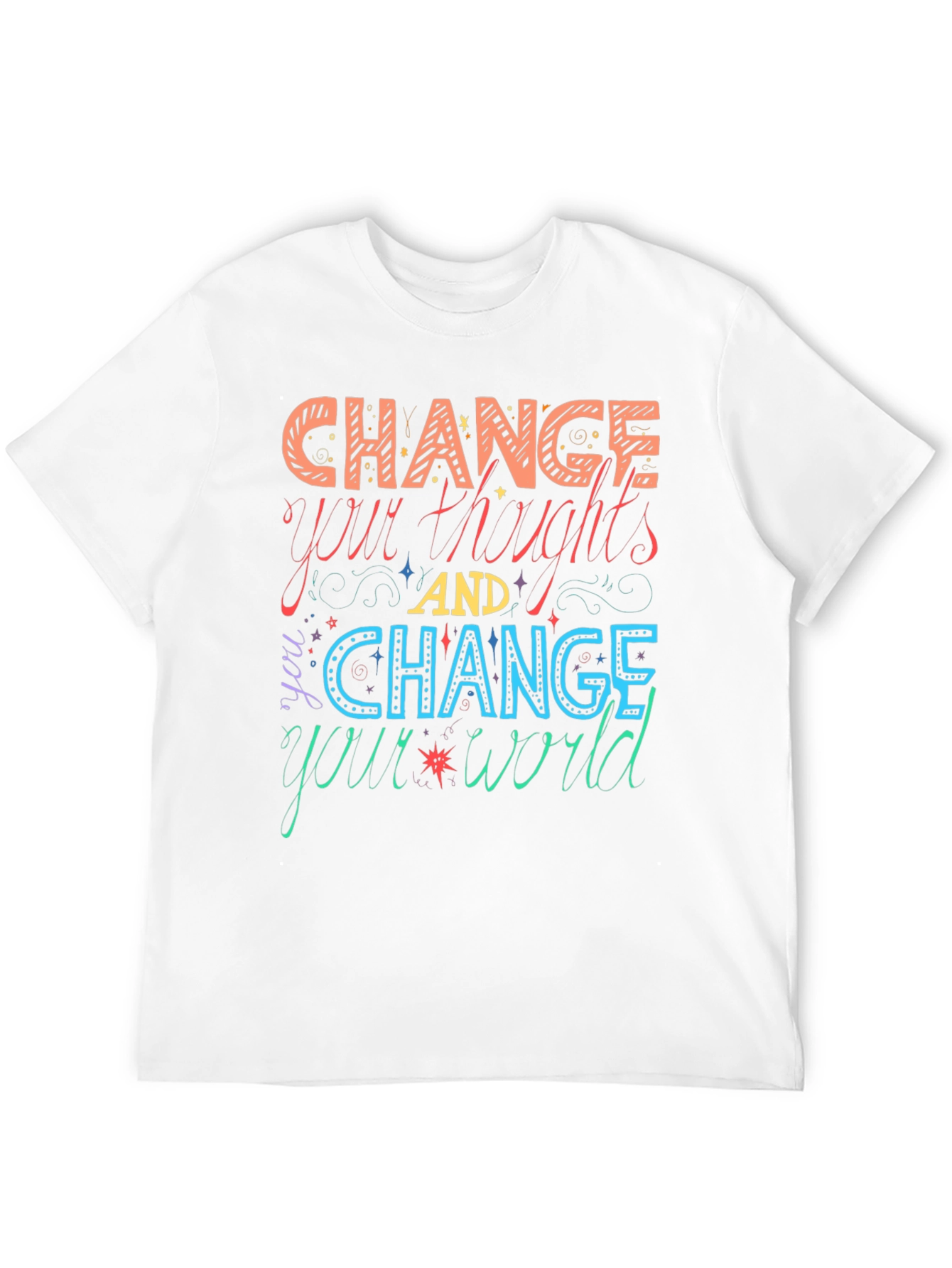 Change Your Thoughts Graphic Tee - Motivational