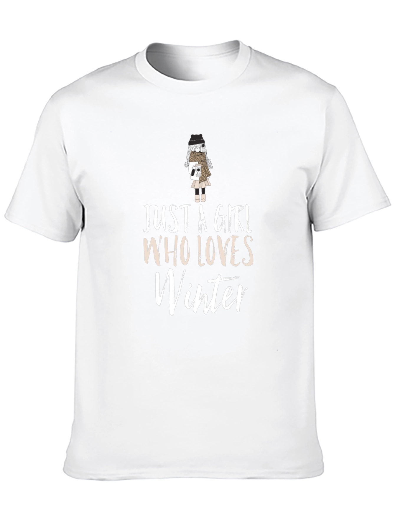 Just A Girl Who Loves Winter Graphic Tee