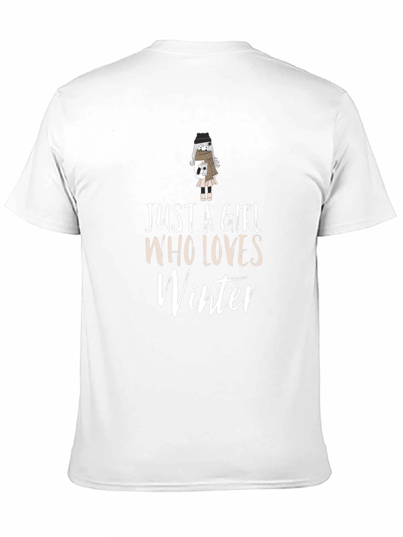 Just A Girl Who Loves Winter Graphic Tee