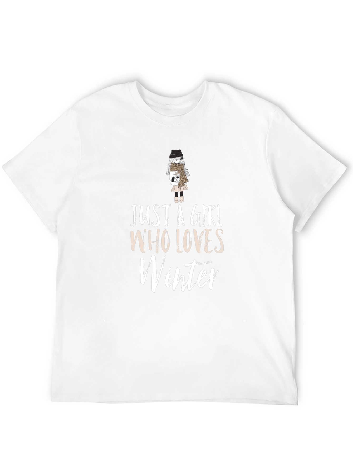 Just A Girl Who Loves Winter Graphic Tee