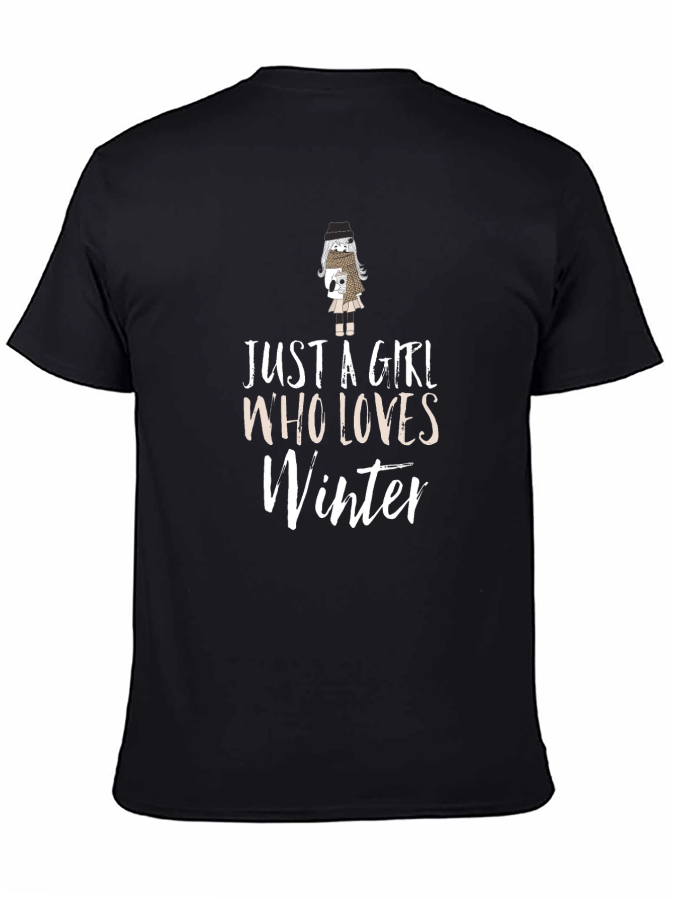 Just A Girl Who Loves Winter Graphic Tee