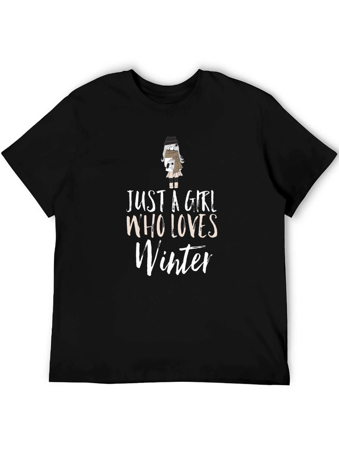 Just A Girl Who Loves Winter Graphic Tee