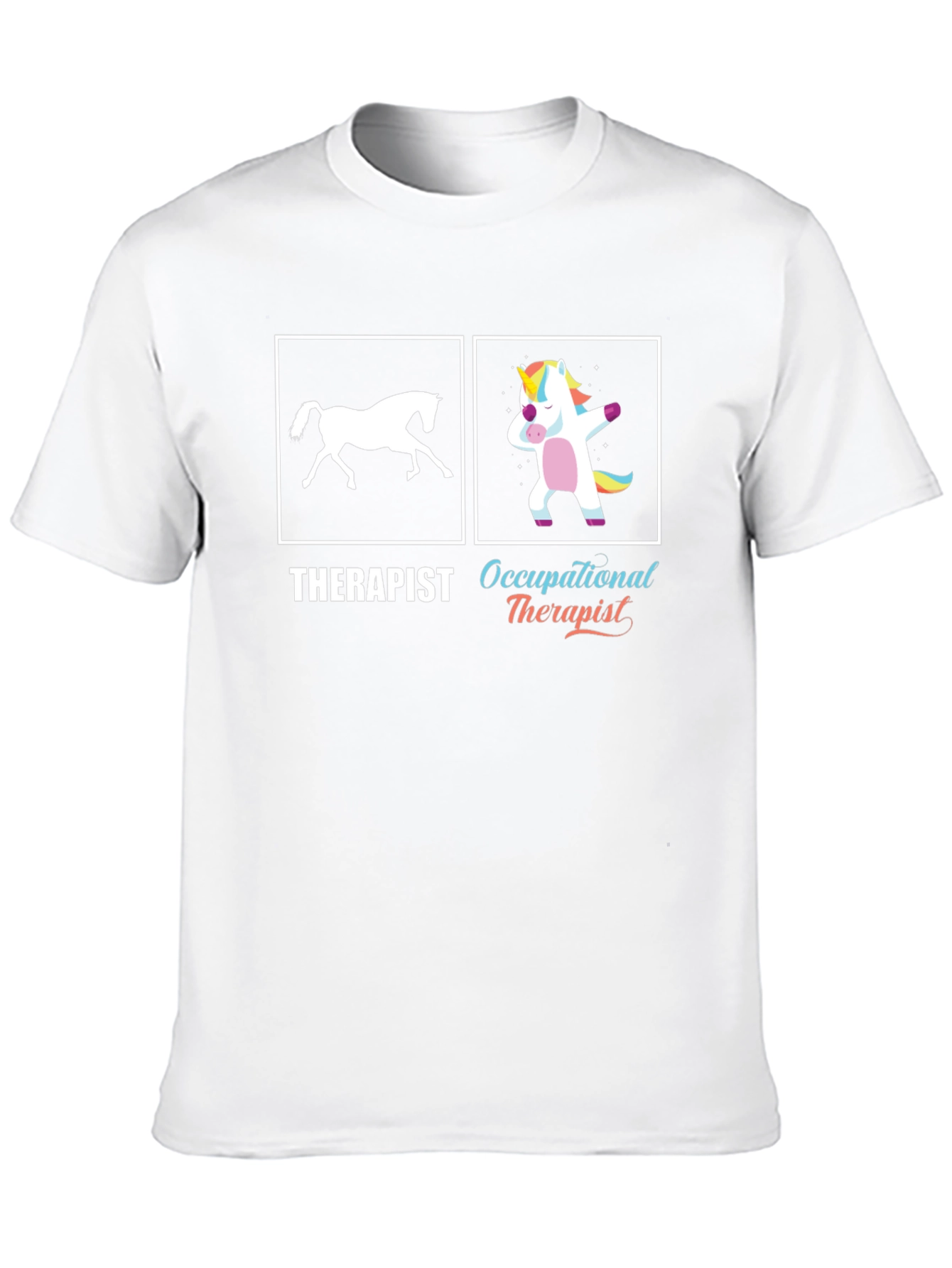 Funny Occupational Therapist T-Shirt Unicorn Dab
