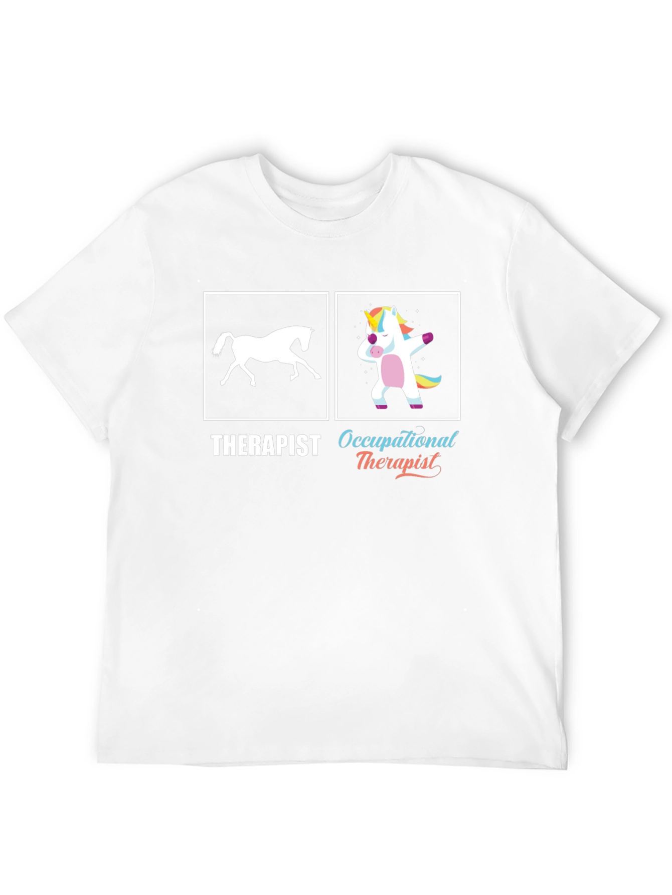 Funny Occupational Therapist T-Shirt Unicorn Dab